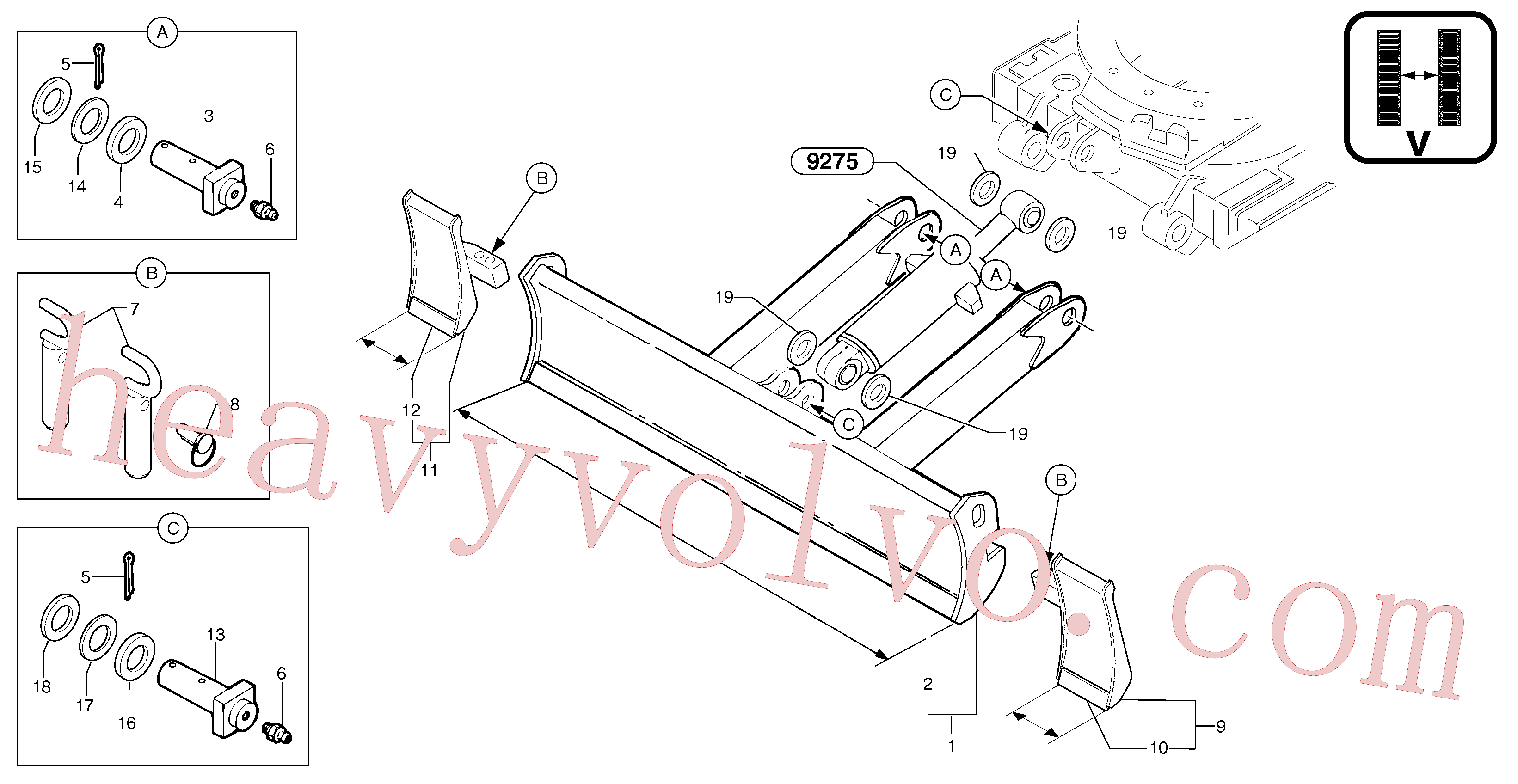 Volvo Assembly PJ4090023 Pin for sale