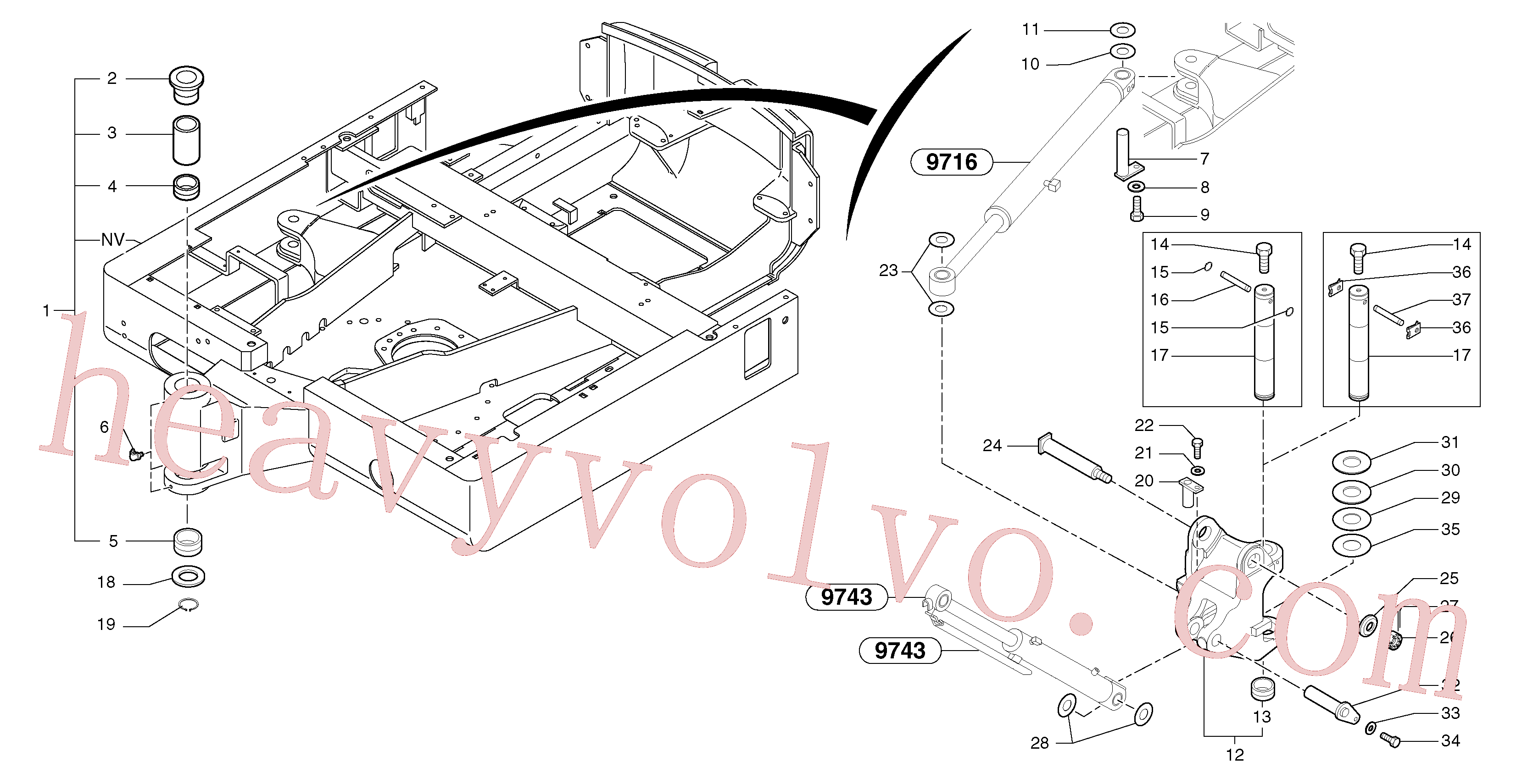 Volvo PJ3730069 Pin aftermarket part for sale