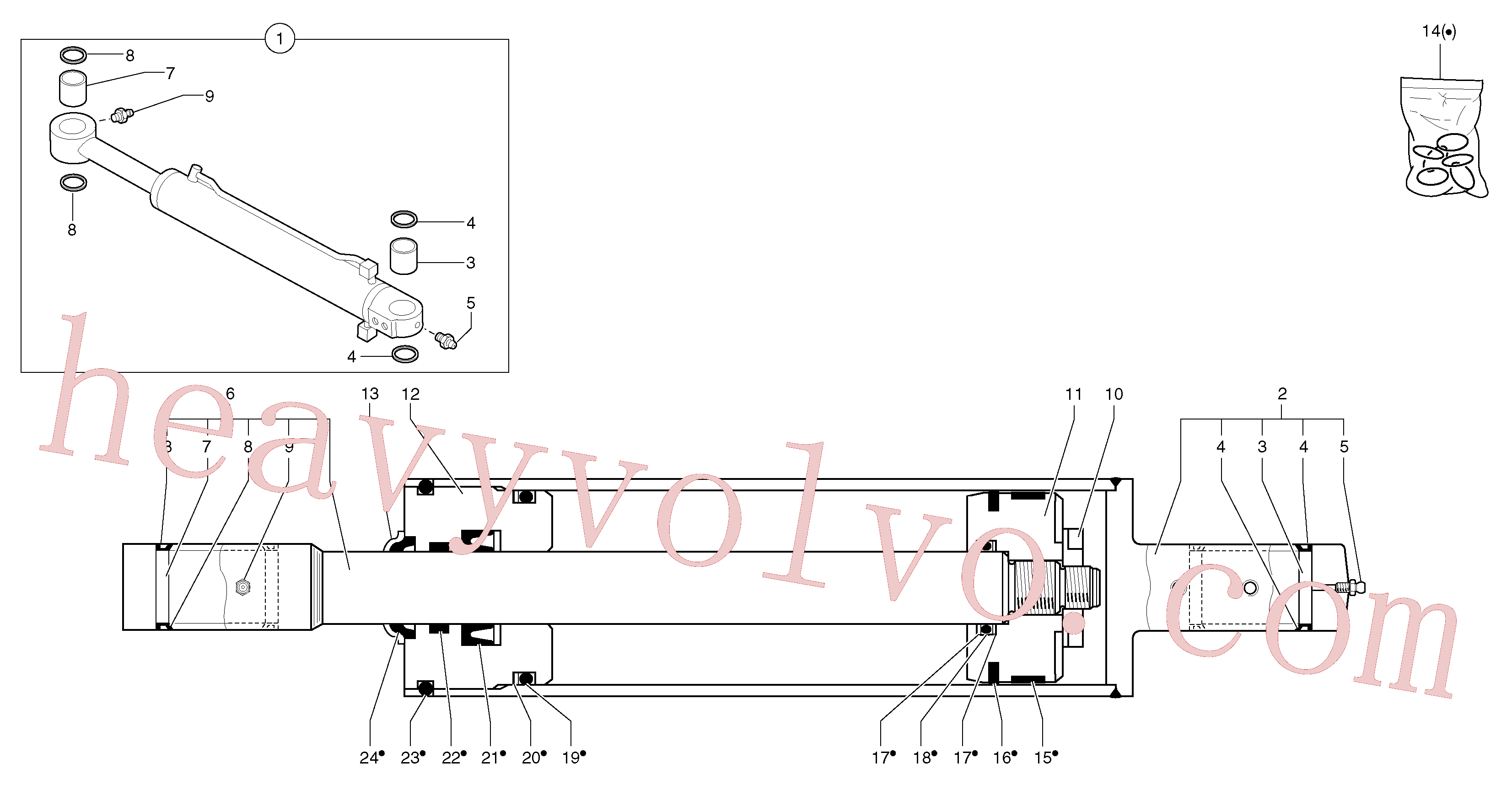 PJ6130030 Scraper for Volvo Excavator spare