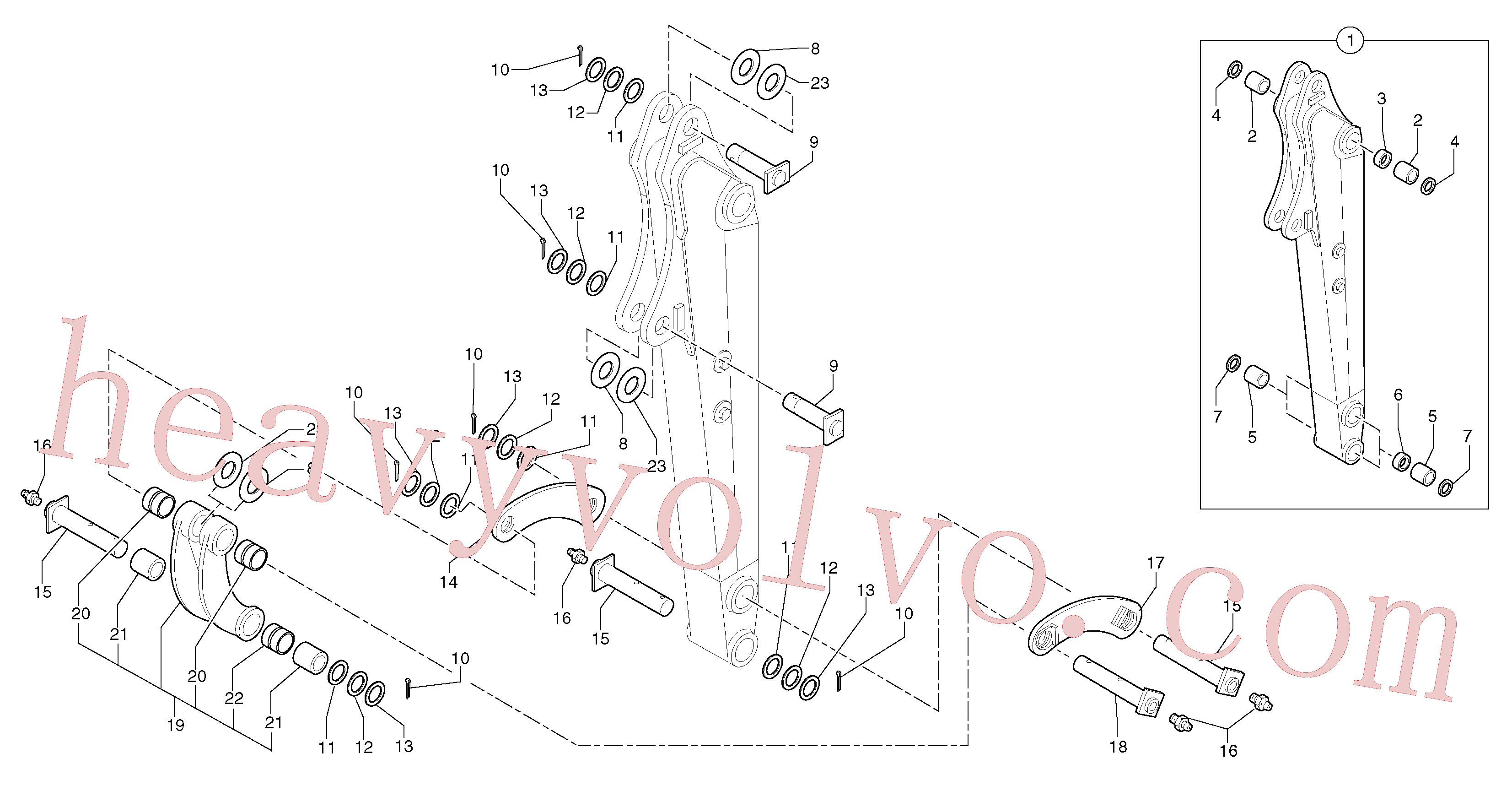 Volvo Assembly PJ4090041 Pin for sale
