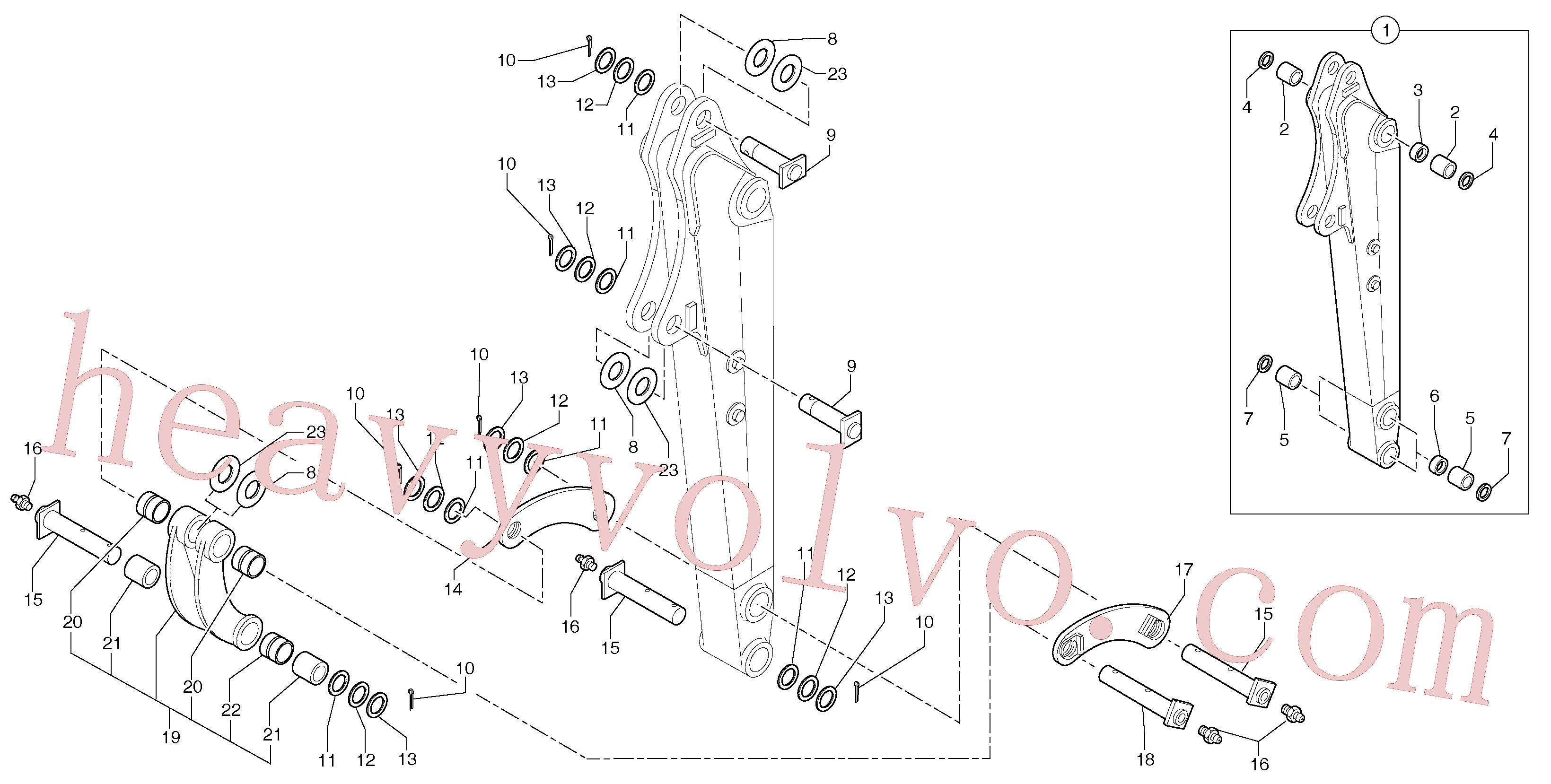 Volvo Assembly PJ4090041 Pin for sale