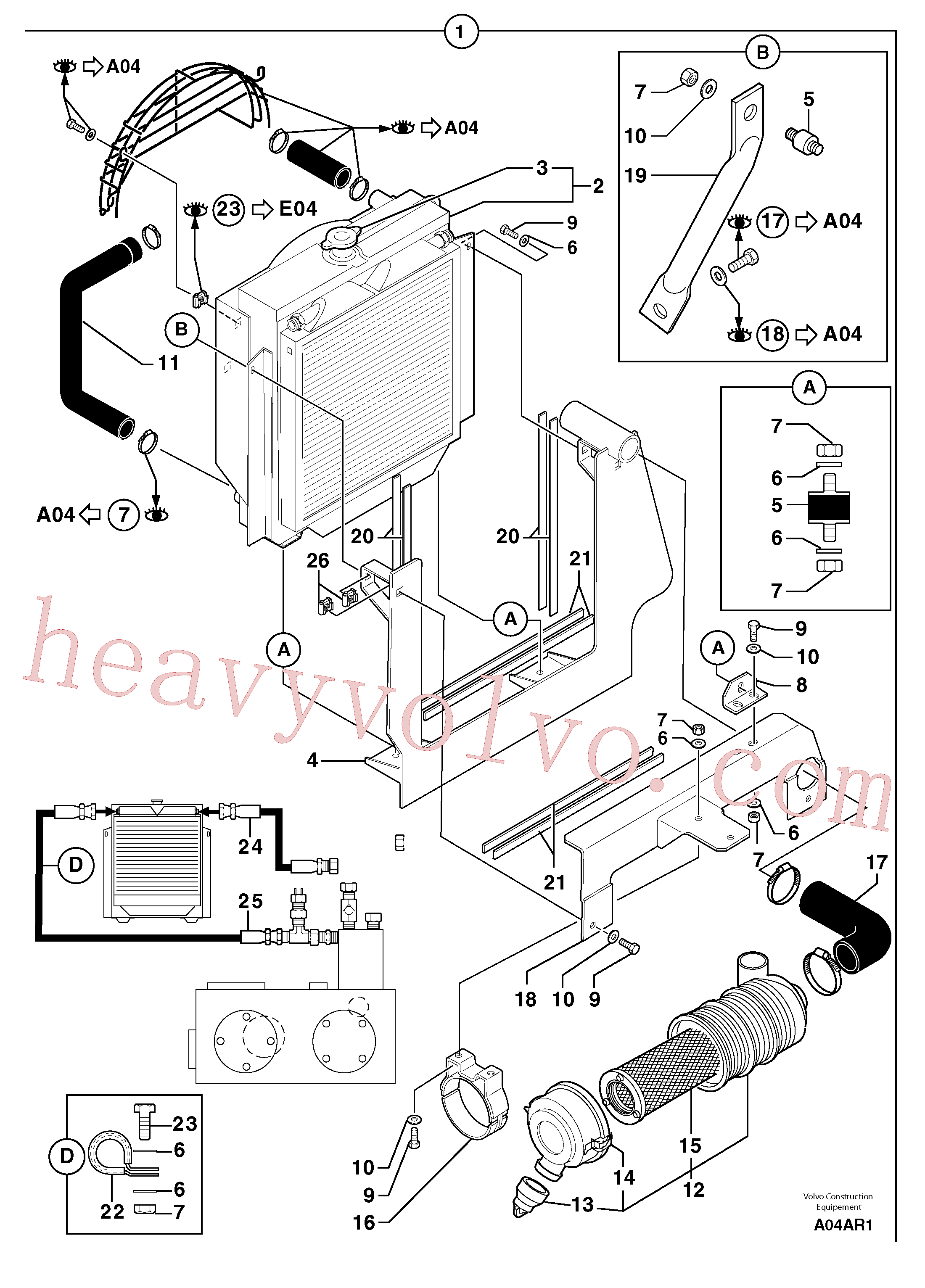 PJ7415186 Cover for Volvo Excavator spare