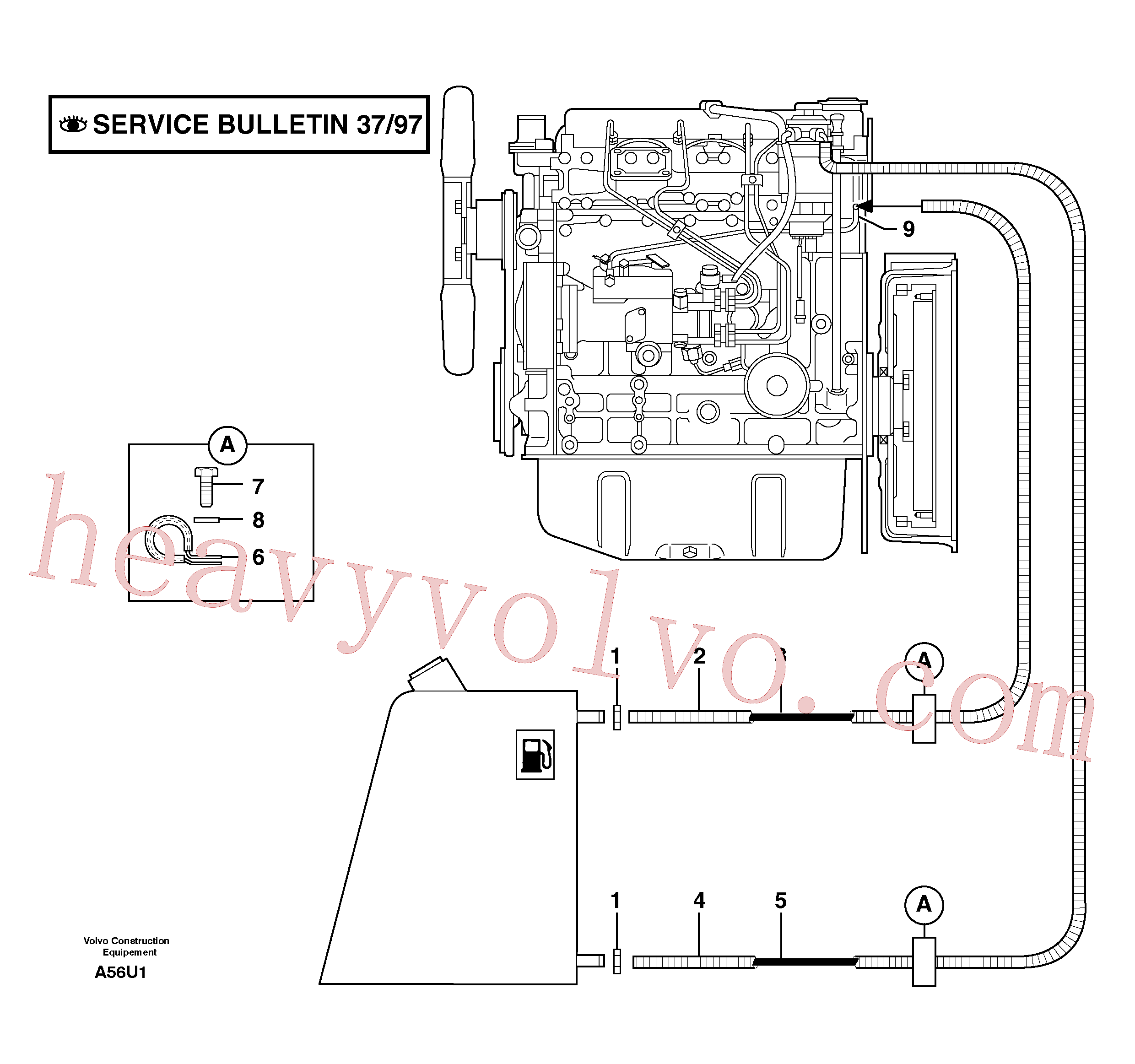 PJ4690299 Clamp for Volvo Excavator spare