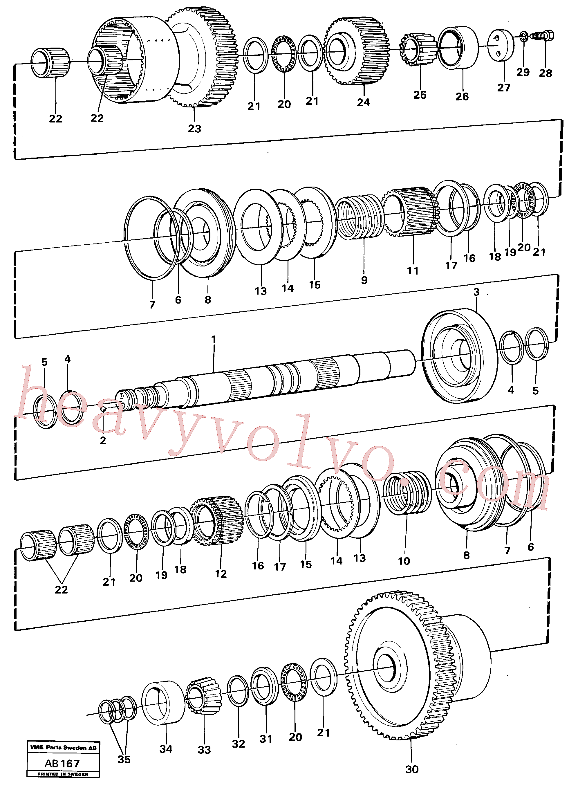 Volvo VOE13947902 Lock ring aftermarket part for sale