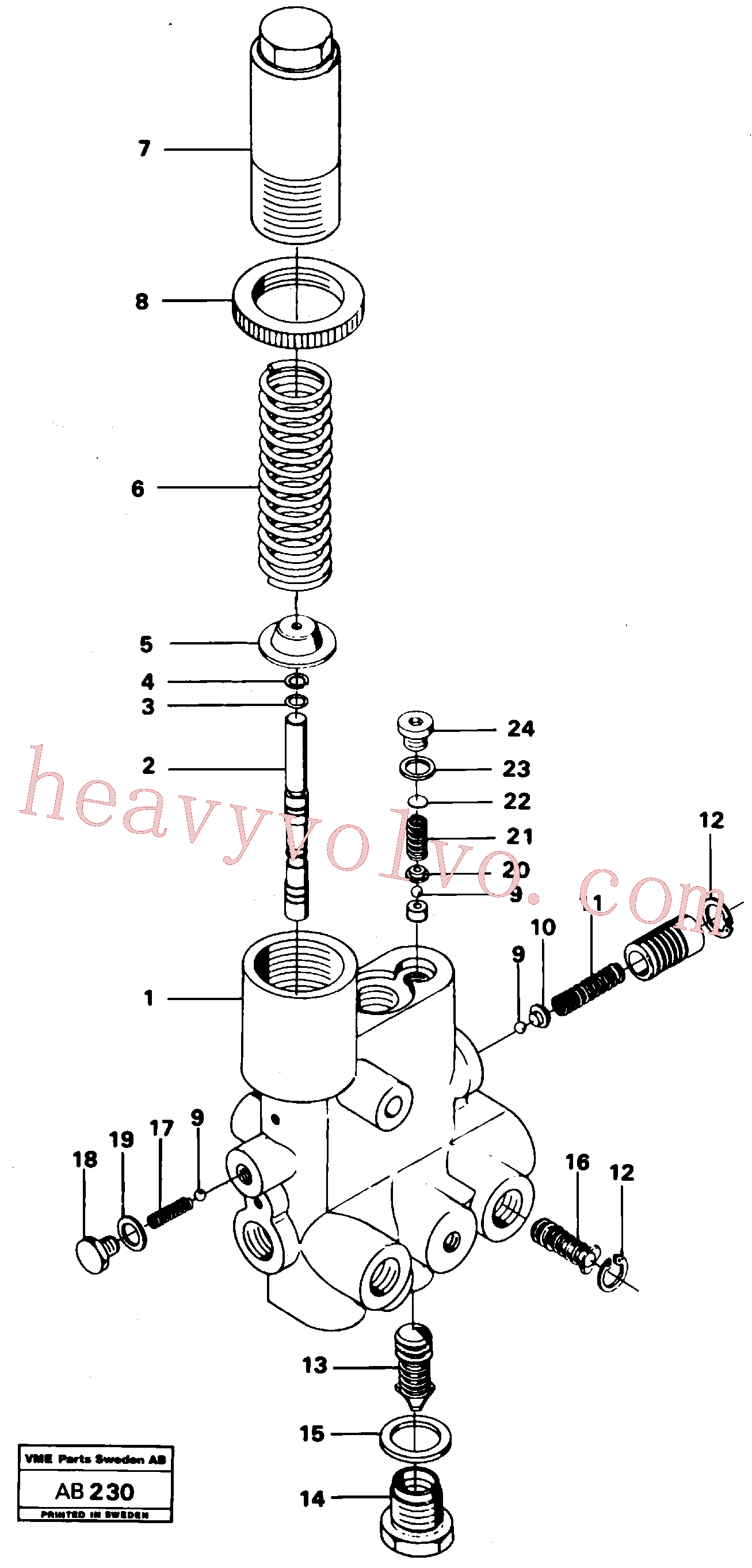 Volvo Assembly VOE914503 Retaining ring for sale