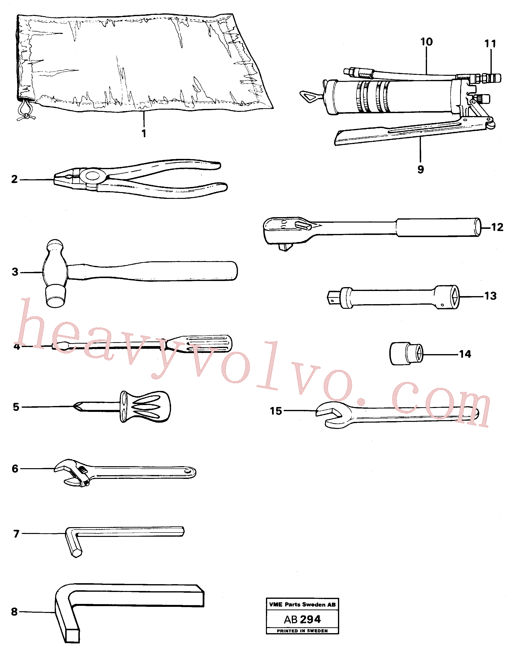 China Made VOE4854513 Handle parts for Volvo Excavator