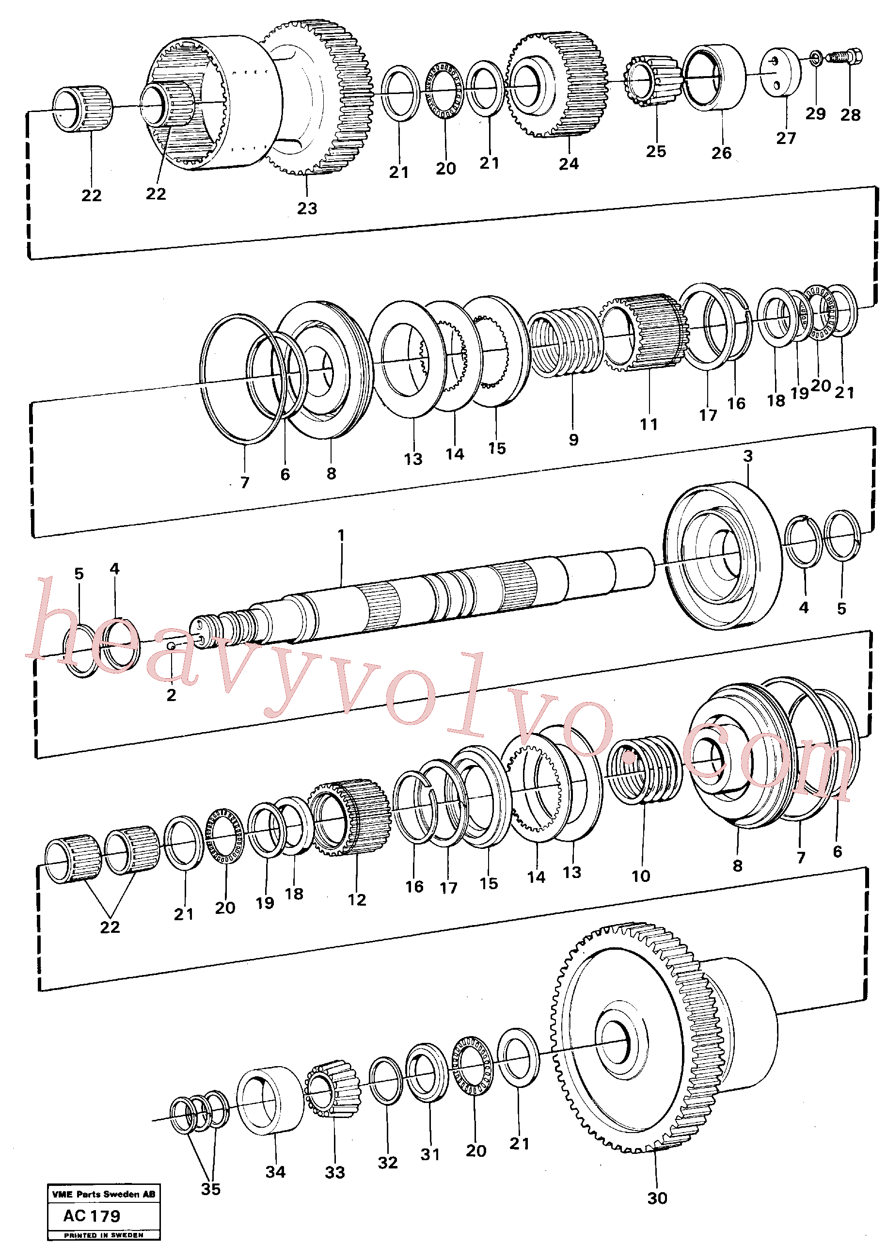 Volvo Assembly VOE11037723 Gear for sale