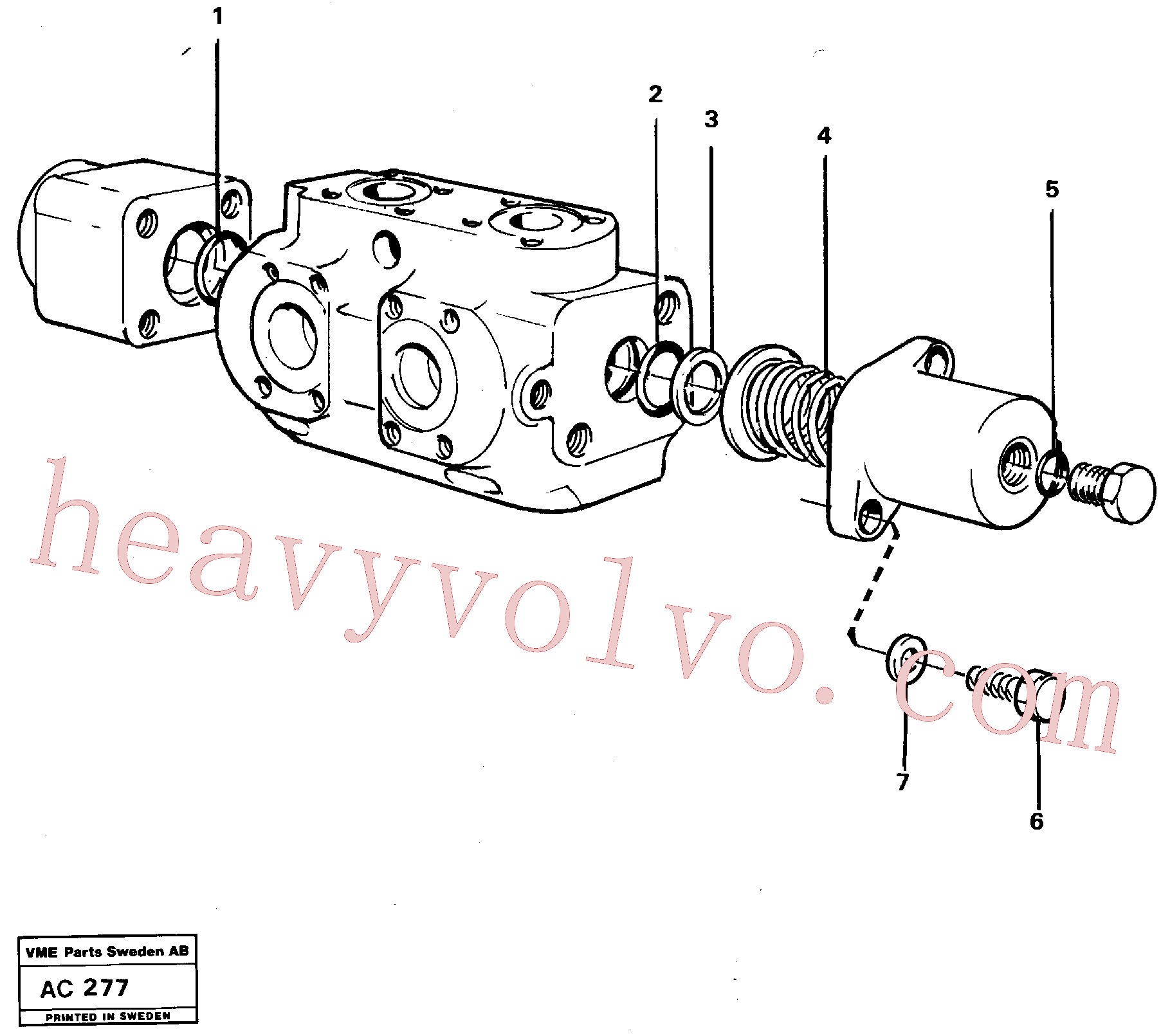 China Made VOE6213636 Spring parts for Volvo Excavator