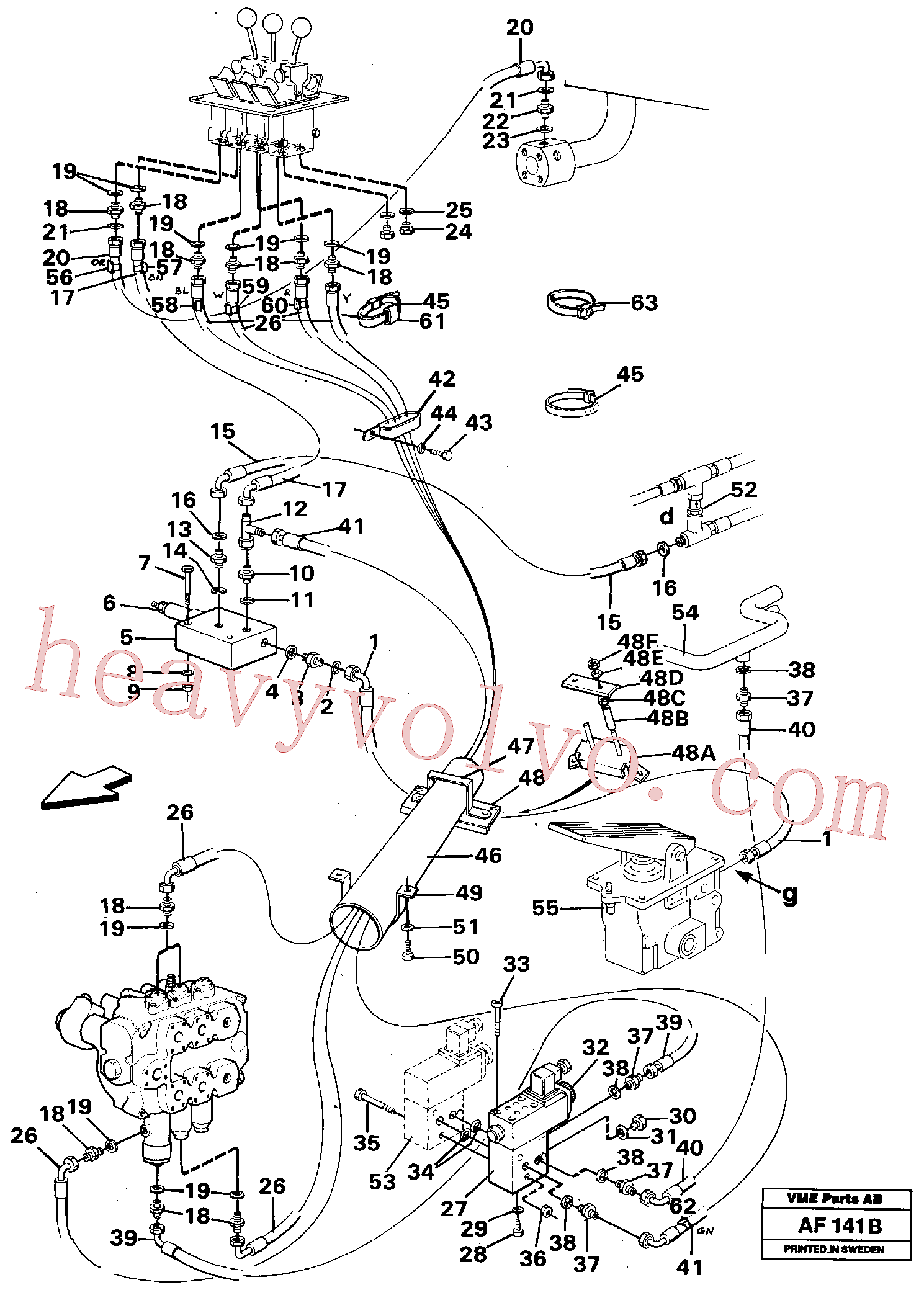 VOE947554 Nipple for Volvo Excavator Parts
