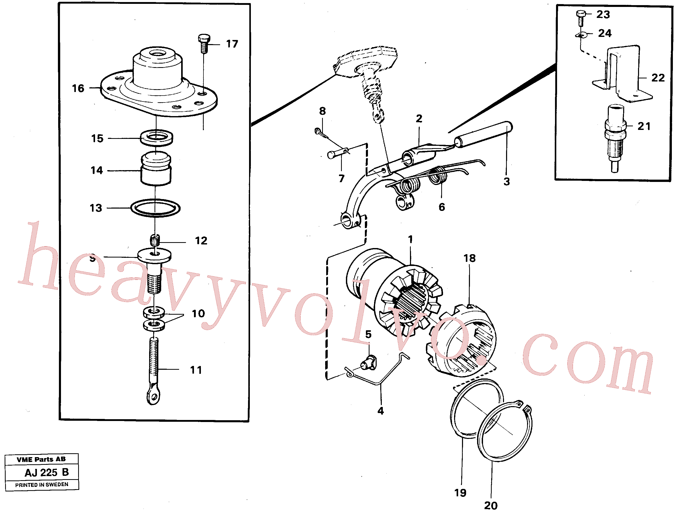 Volvo excavator part VOE13941907 Washer, Spring Washer for sale