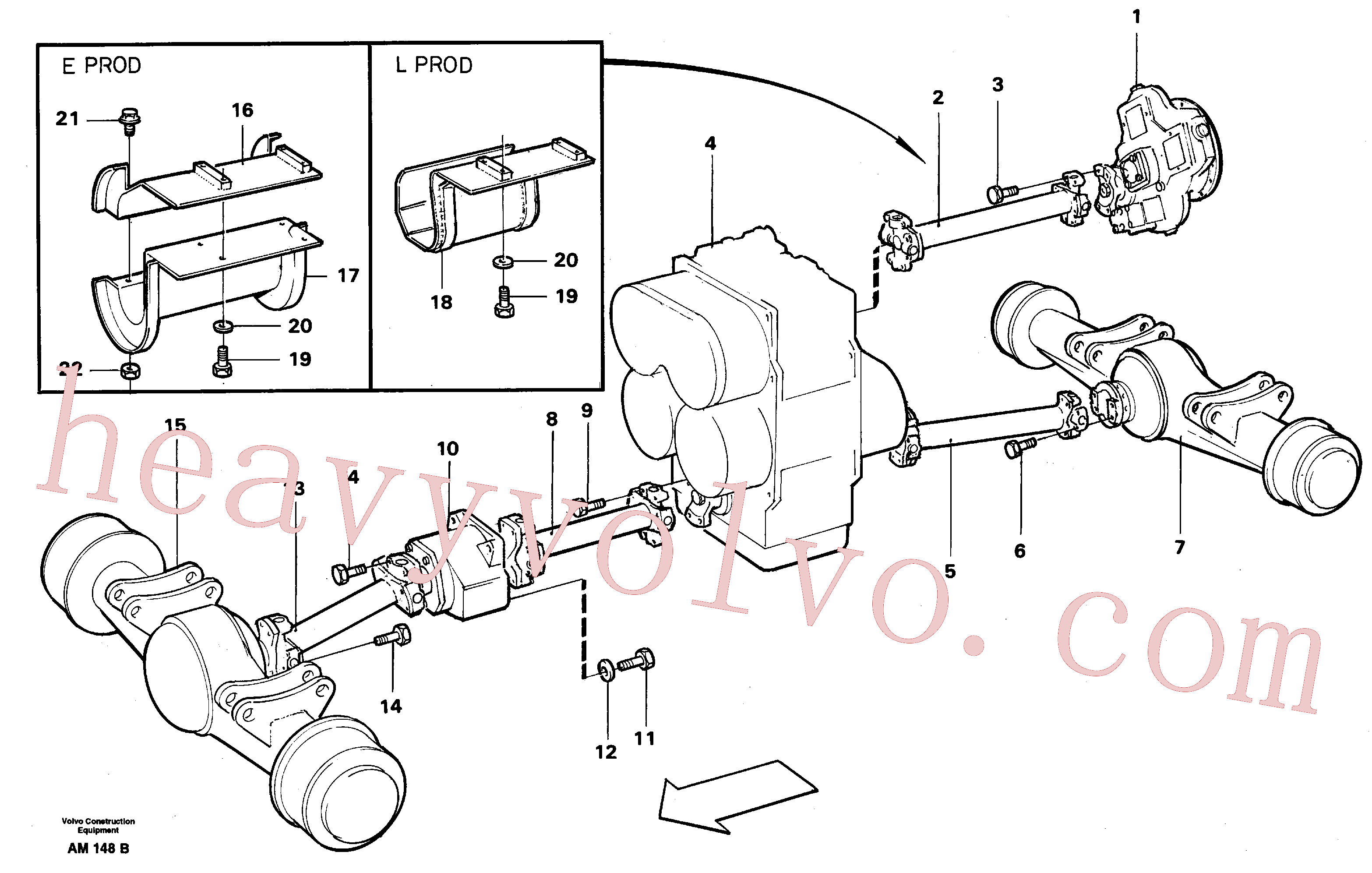 Volvo VOE11079691 Propeller shaft aftermarket part for sale