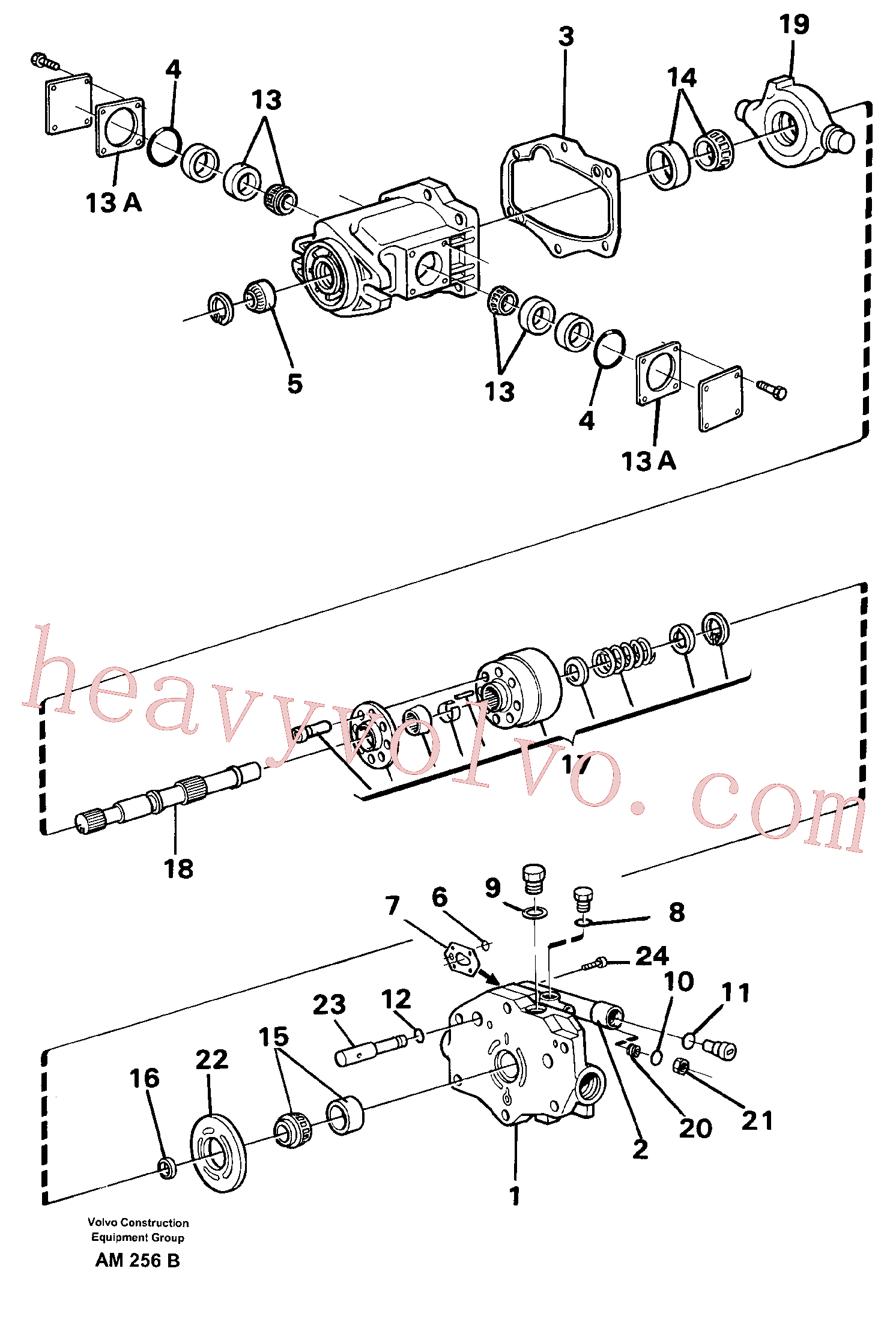 Wholesale VOE6211663 Rotor kit for Volvo Excavator