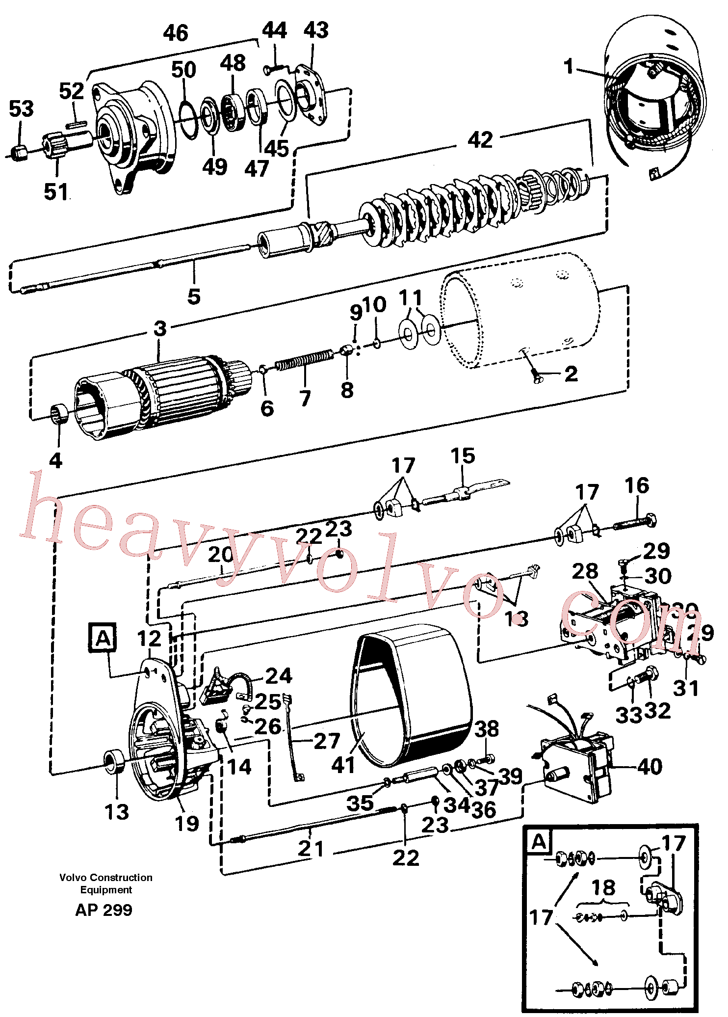 Volvo excavator part VOE940090 Washer, Plain washer for sale