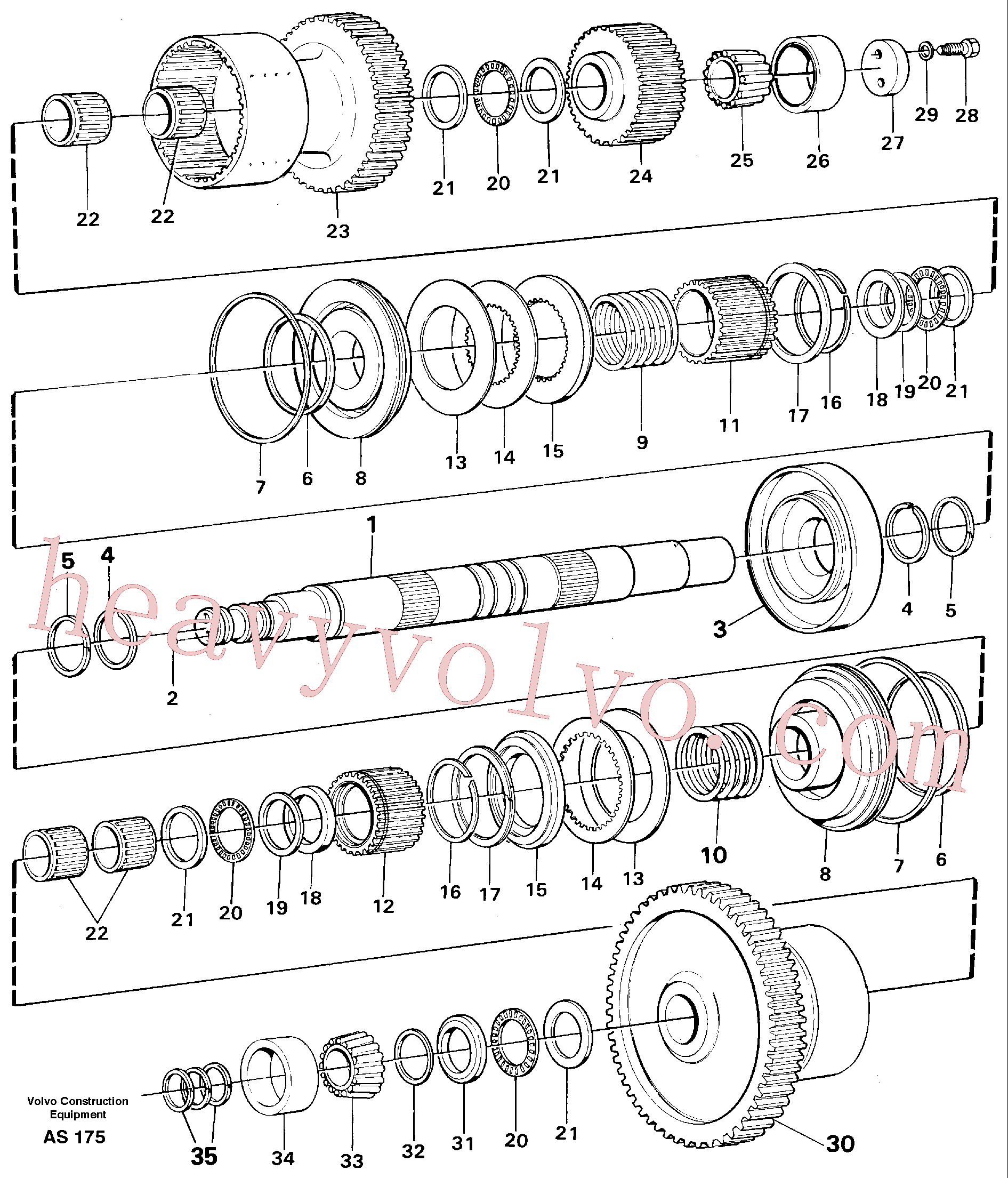 Volvo Assembly VOE11037723 Gear for sale