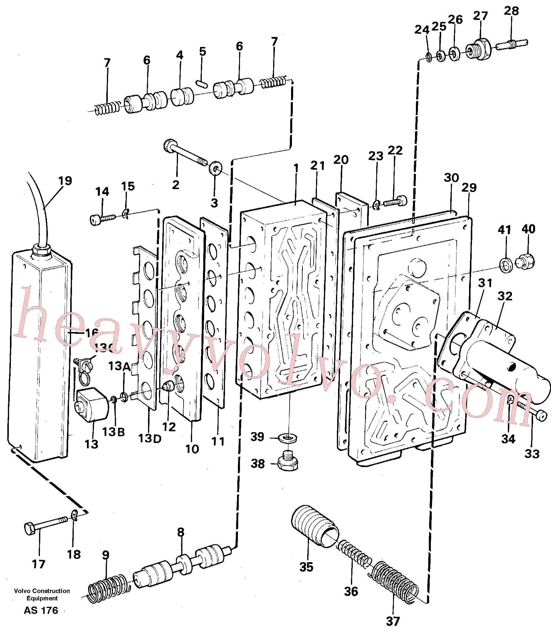 China Made VOE949187 O-ring parts for Volvo Excavator
