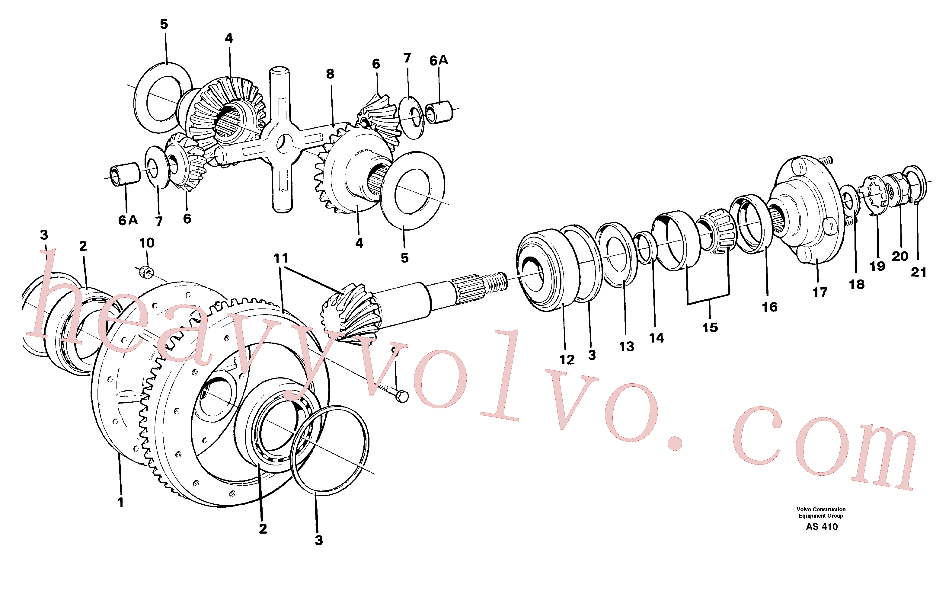 VOE11102846 Spider for Volvo Excavator spare