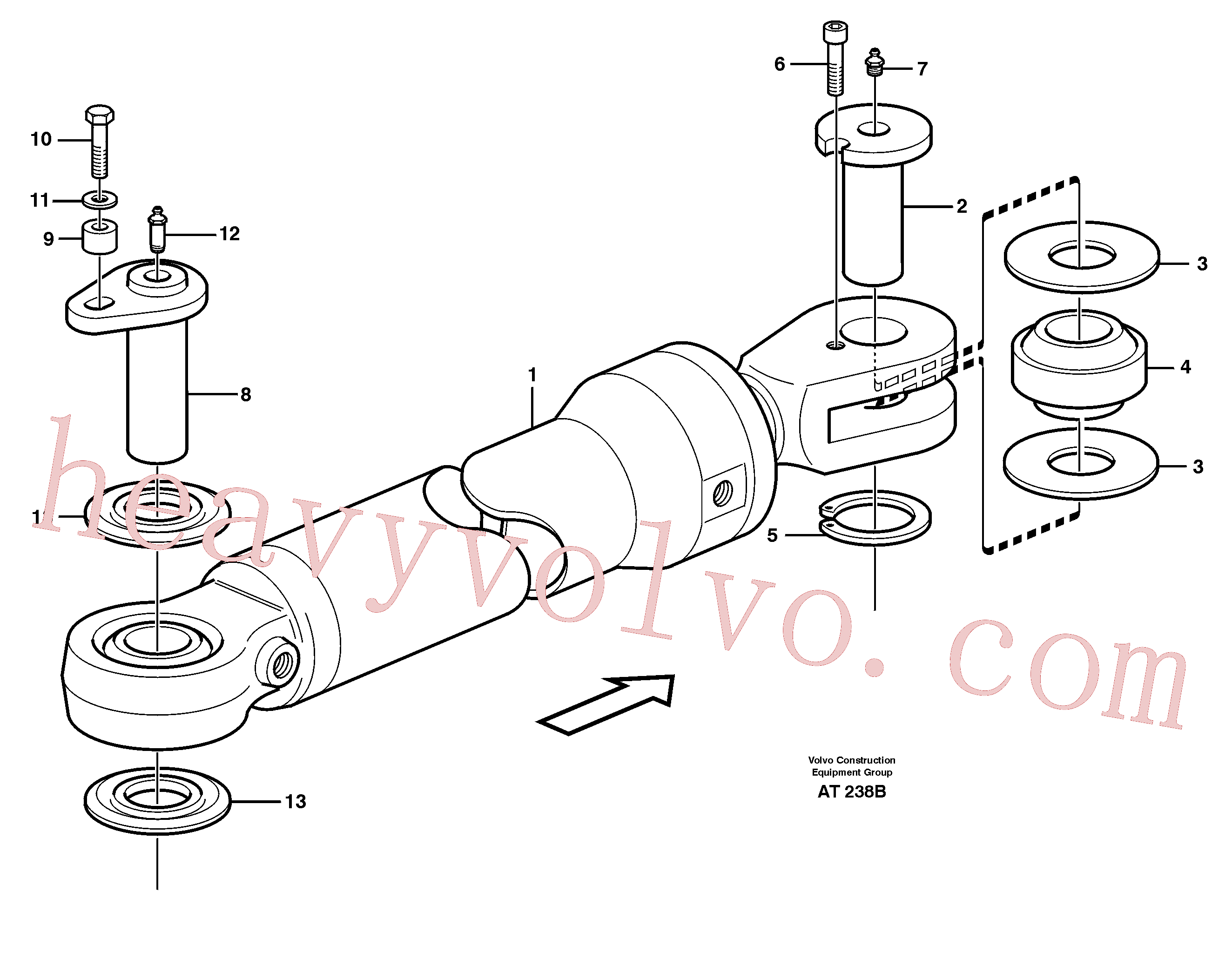 Volvo PJ4630002 Snap ring aftermarket part for sale