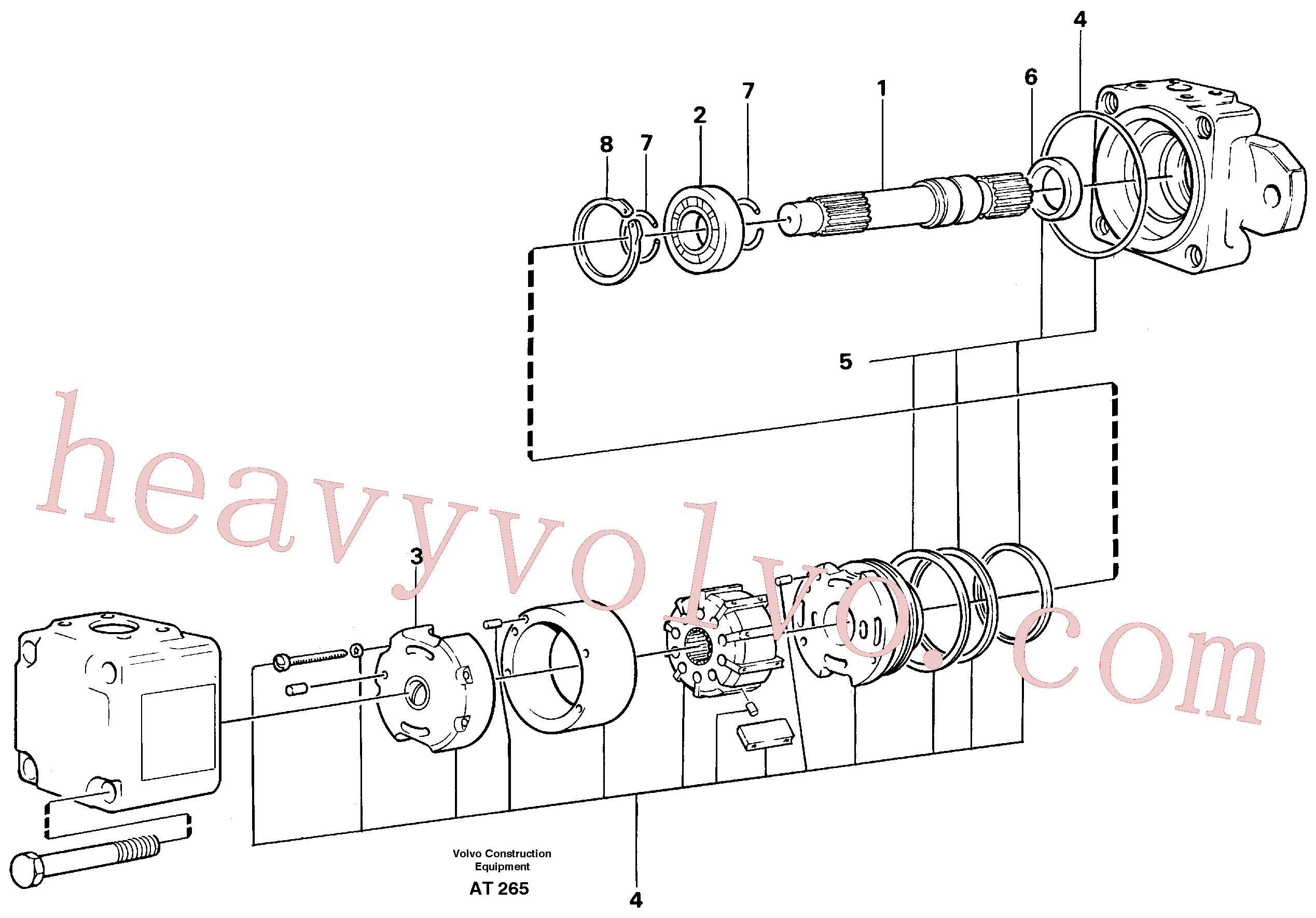 Wholesale VOE7011014 Ball bearing for Volvo Excavator