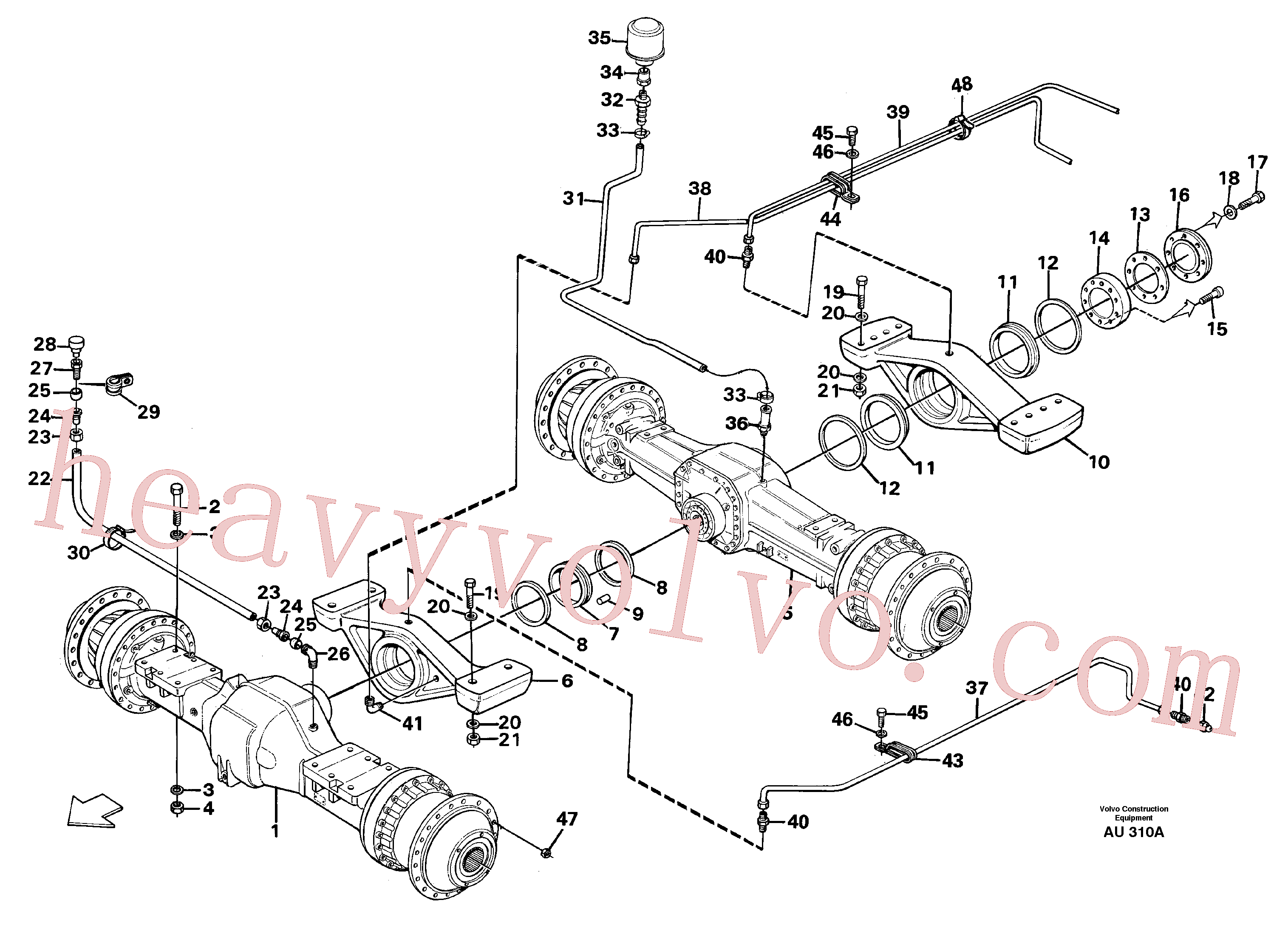 VOE954385 Elbow nipple for Volvo Excavator Parts
