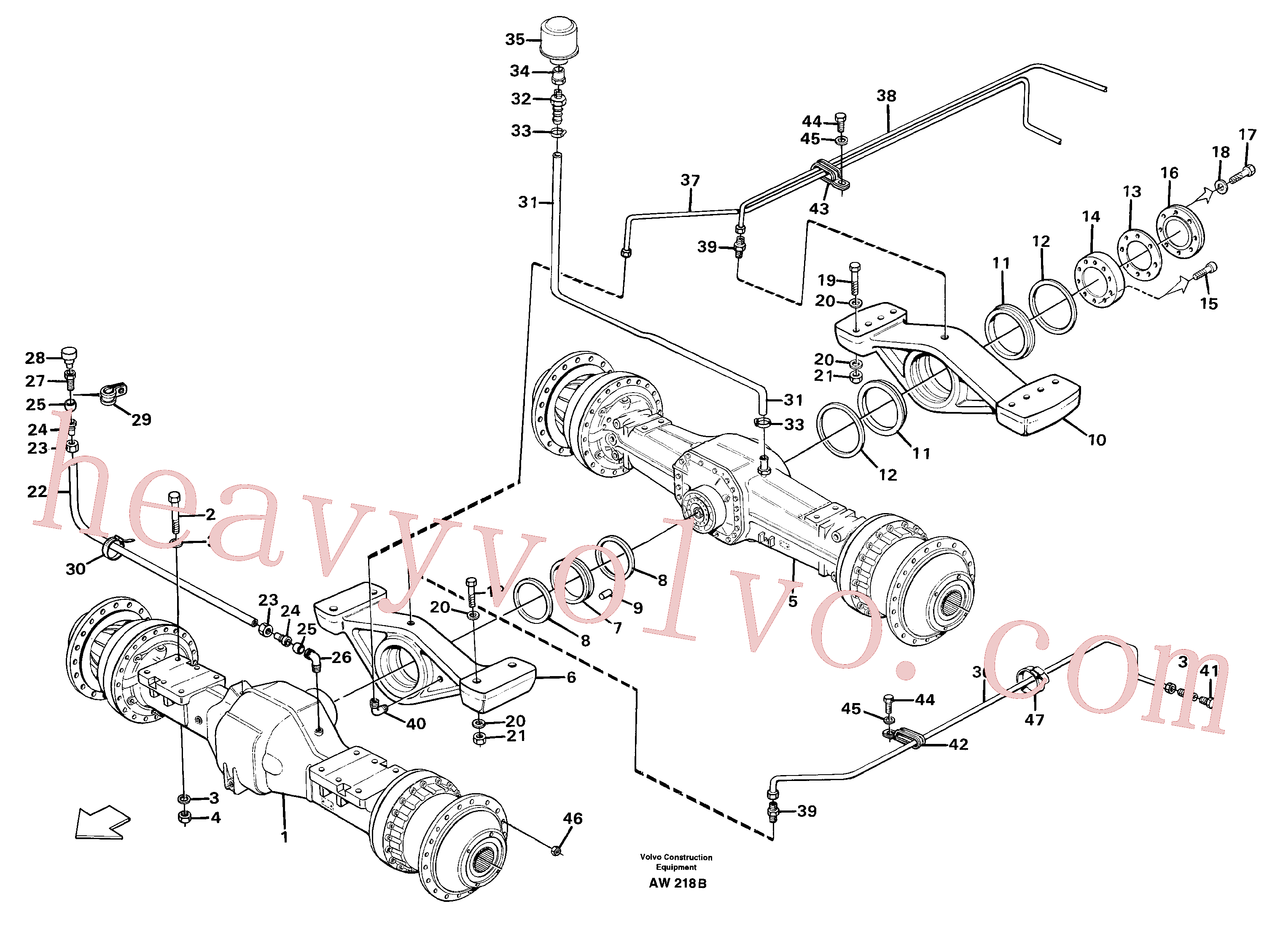 VOE954385 Elbow nipple for Volvo Excavator Parts