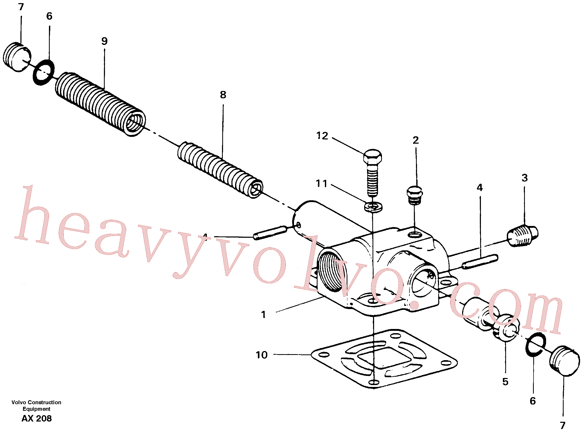 VOE13810530 Plug for Volvo Excavator Parts