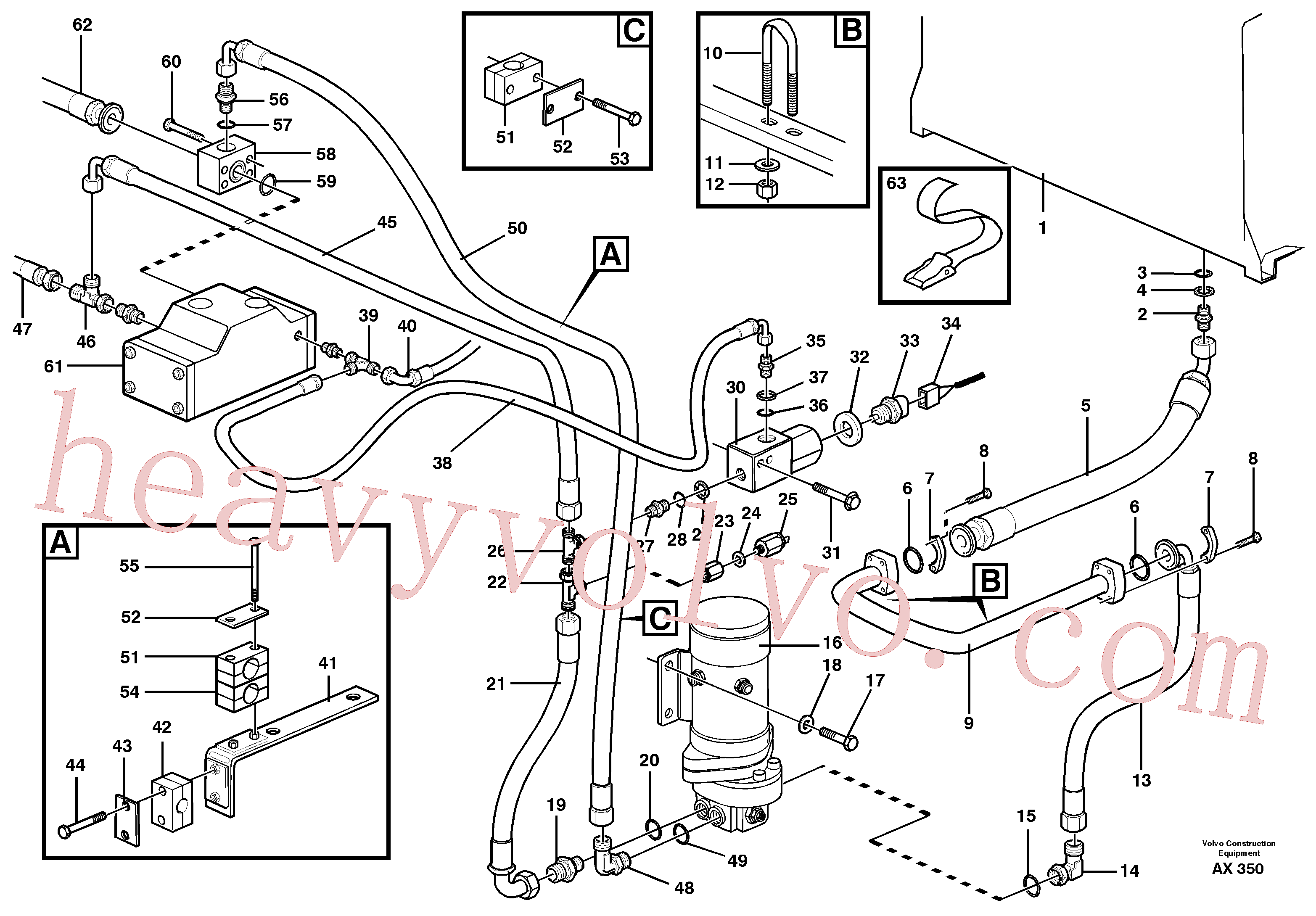 Wholesale VOE932044 O-ring for Volvo Excavator