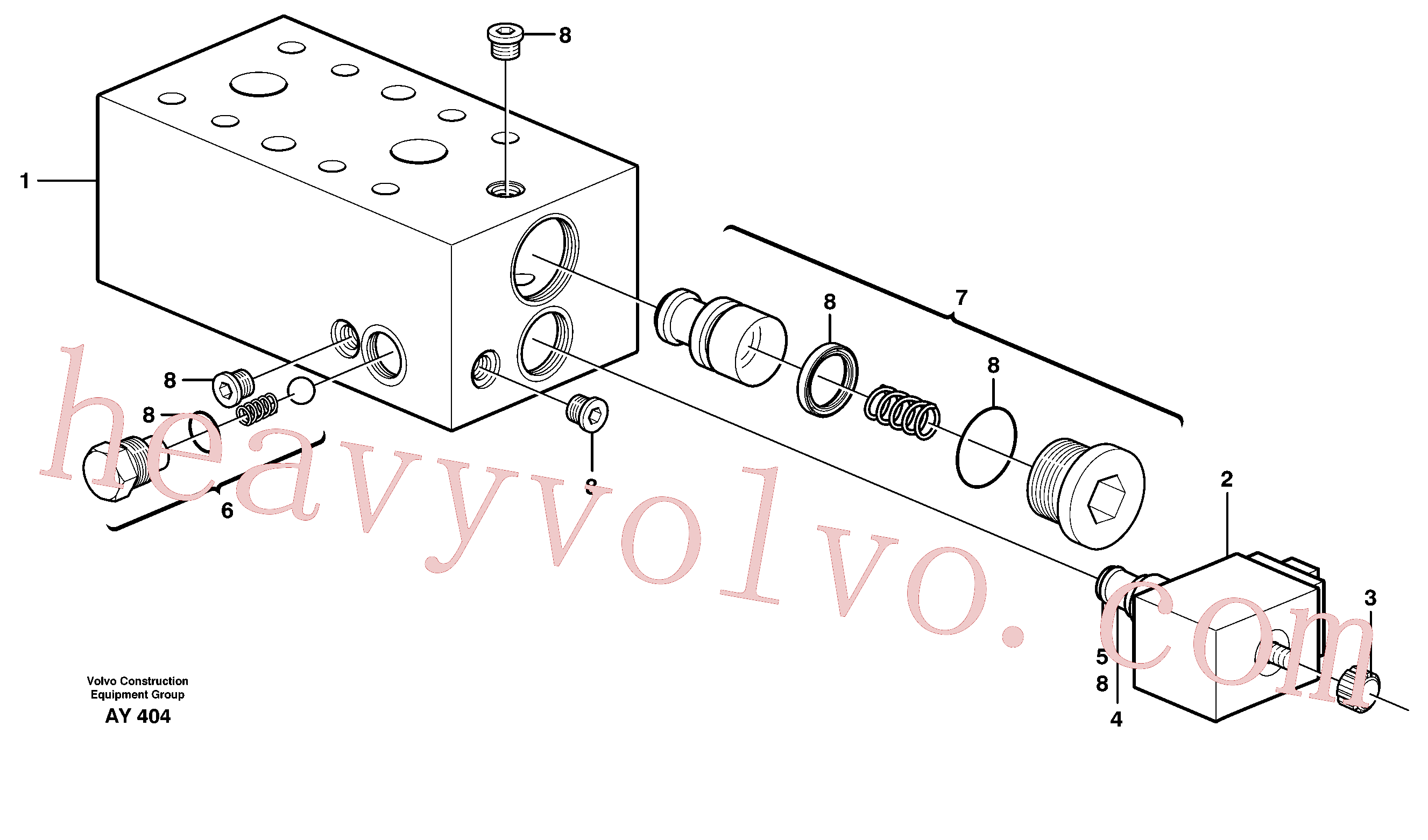 Volvo Assembly VOE11706075 Valve for sale