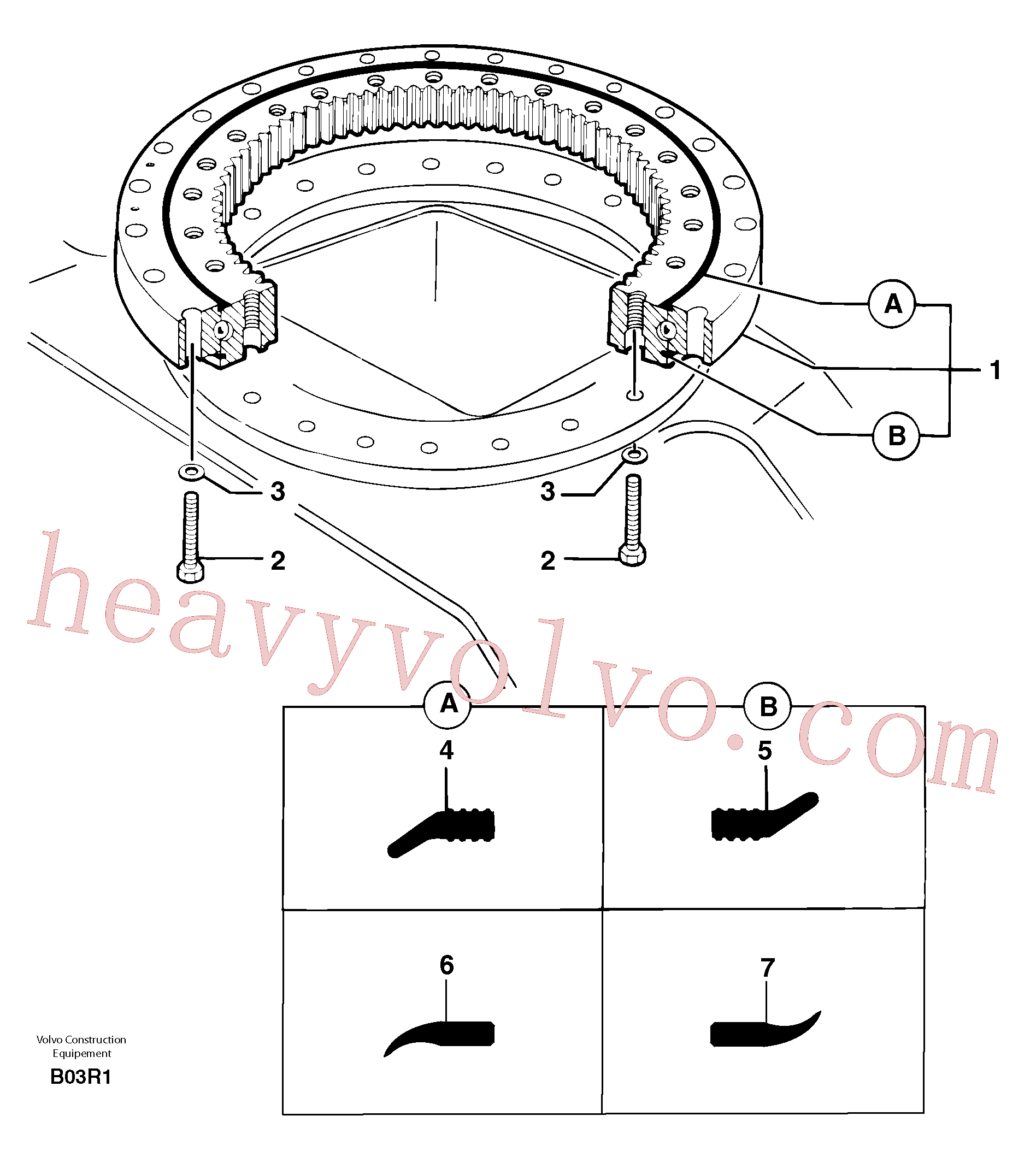 Volvo PJ4370042 Screw aftermarket part for sale