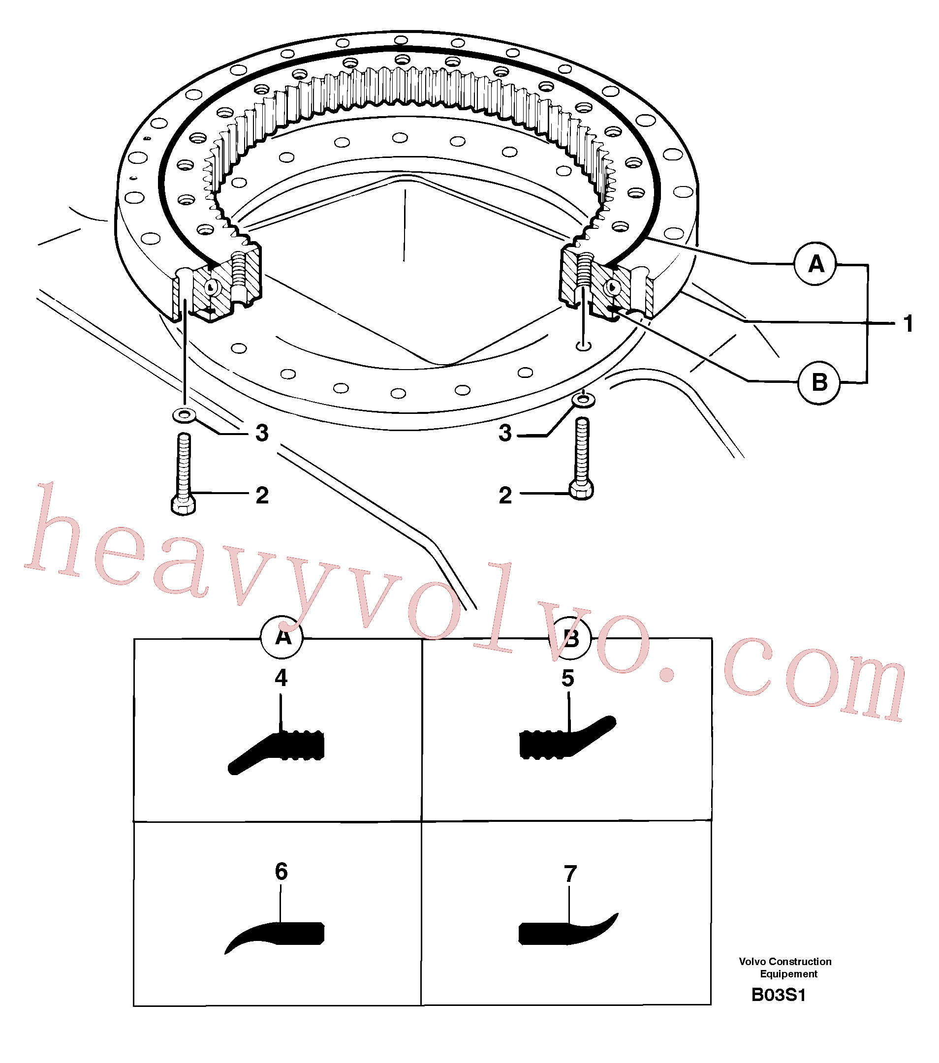 Volvo PJ4370042 Screw aftermarket part for sale