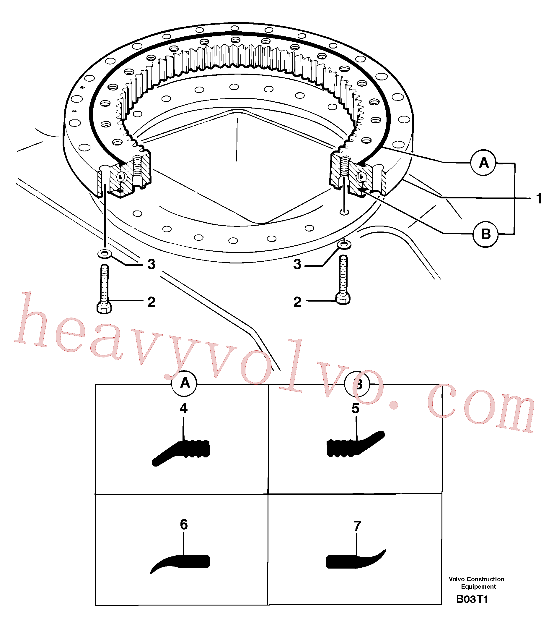 Volvo PJ4370042 Screw aftermarket part for sale