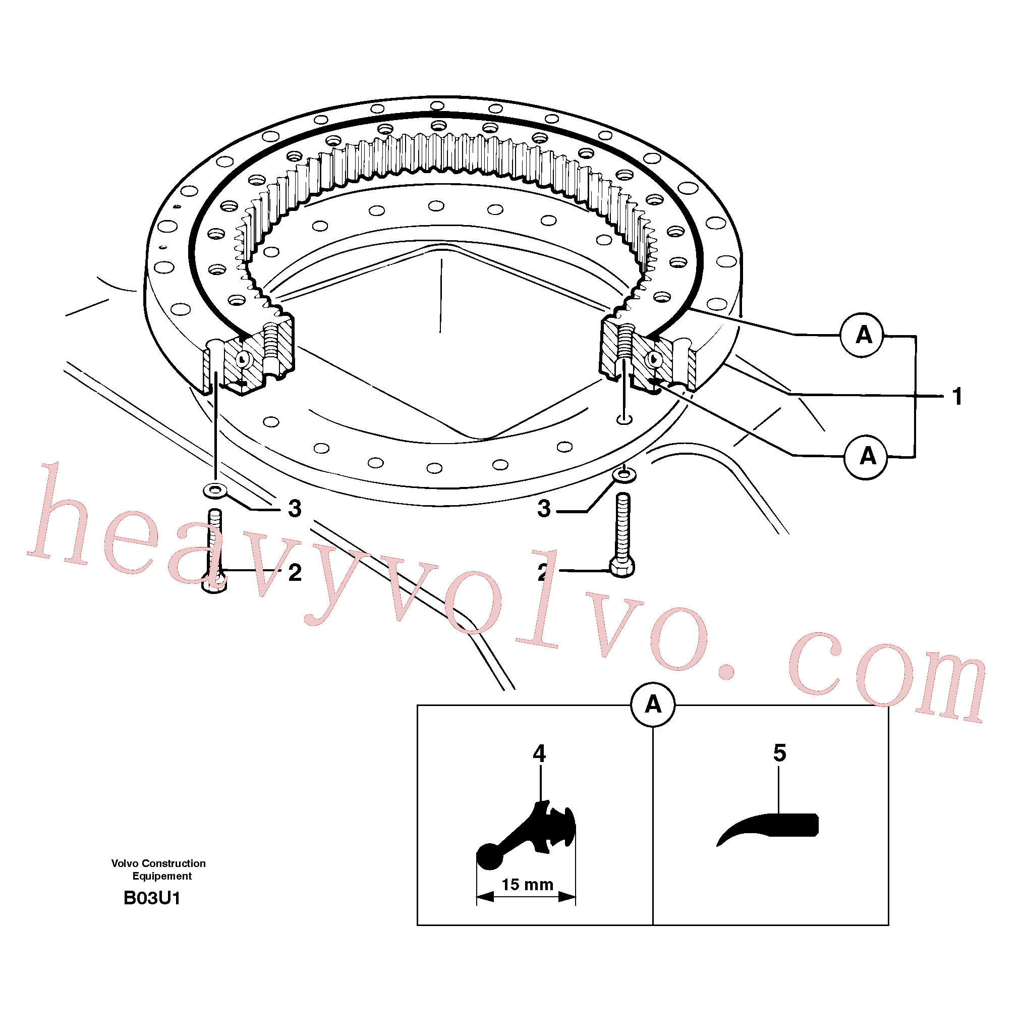 Volvo PJ4370042 Screw aftermarket part for sale