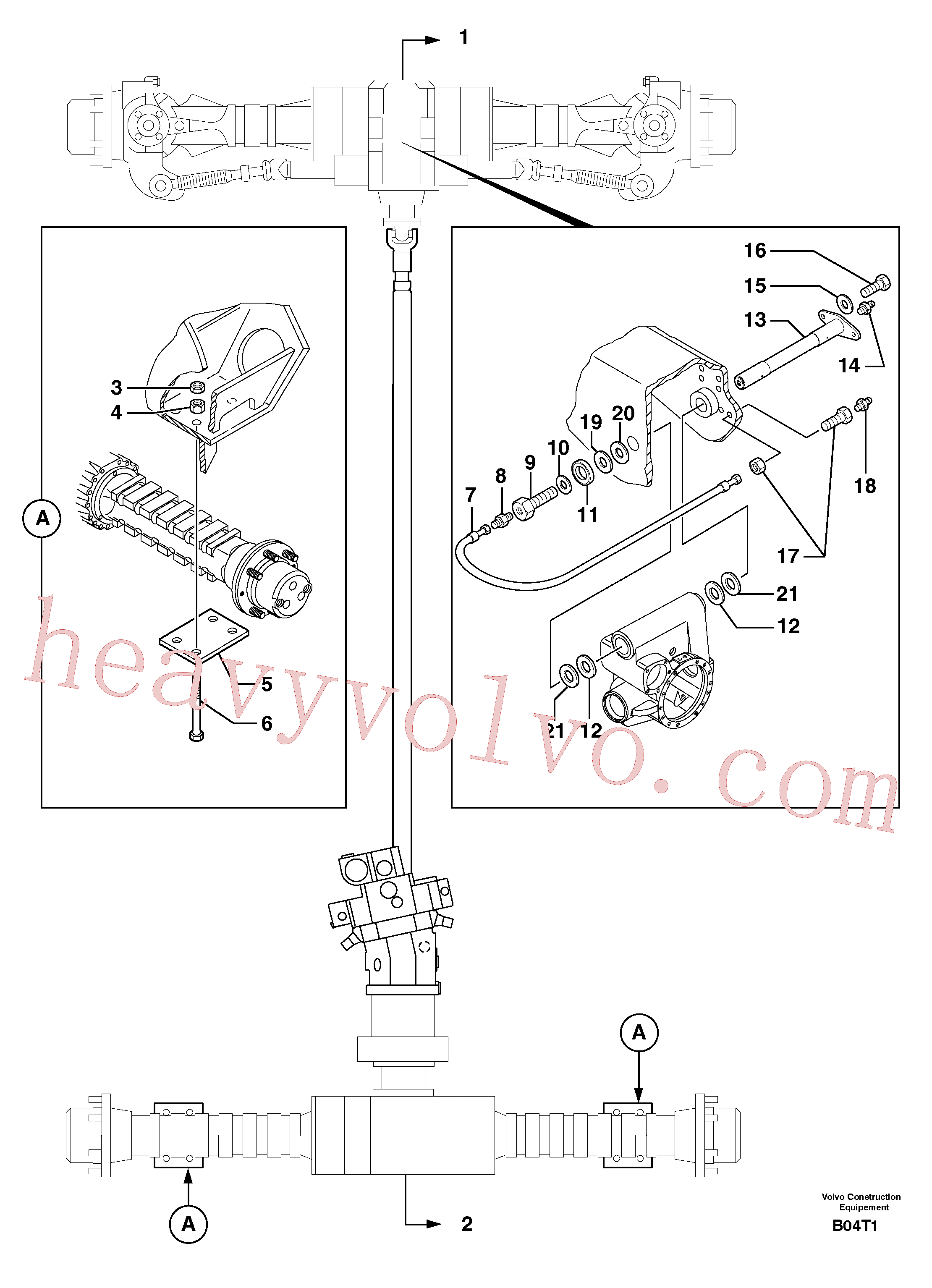PJ7450195 Hose for Volvo Excavator Parts