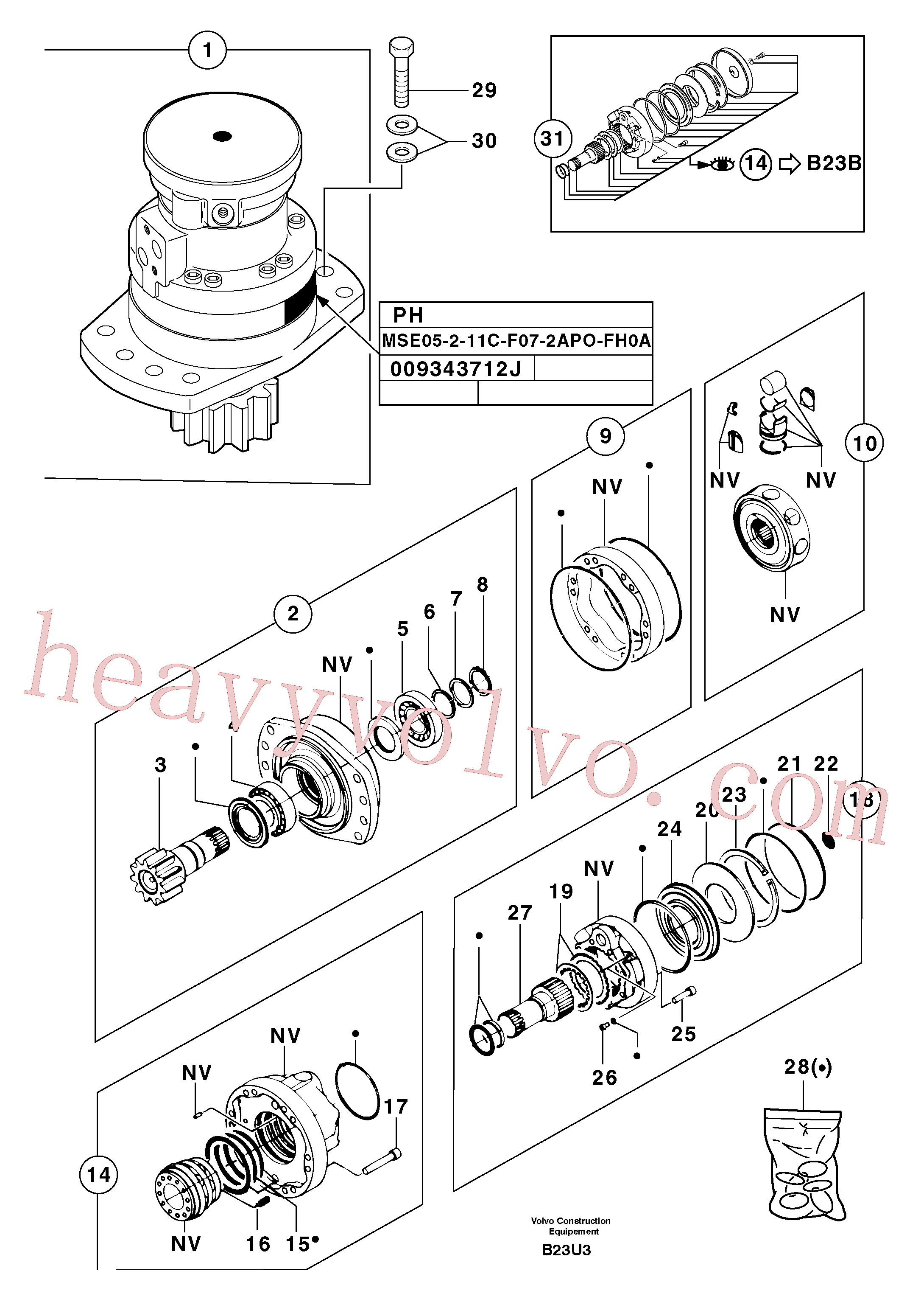 Volvo PJ7412457 Screw aftermarket part for sale