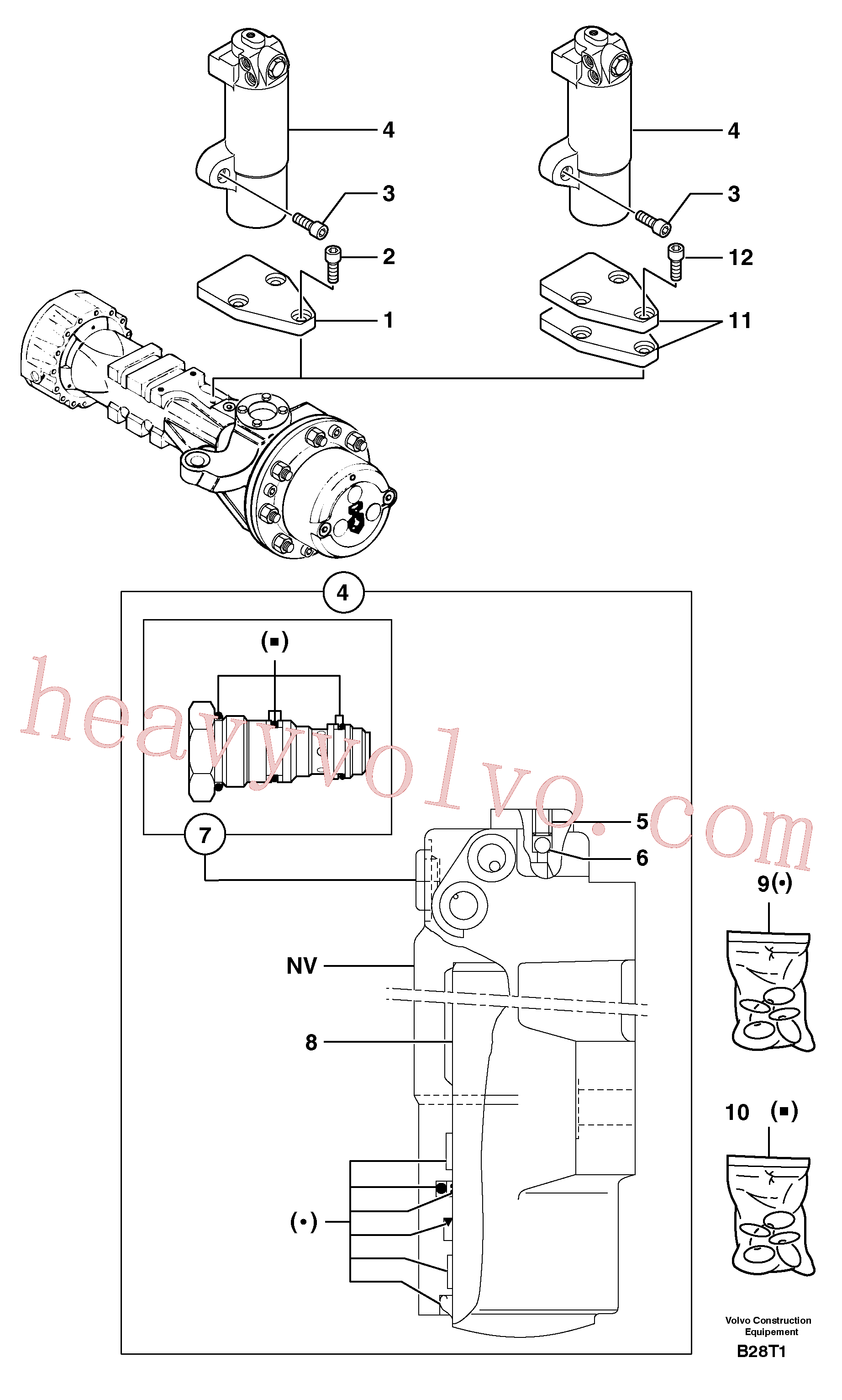 Wholesale PJ5960045 Sealing kit for Volvo Excavator