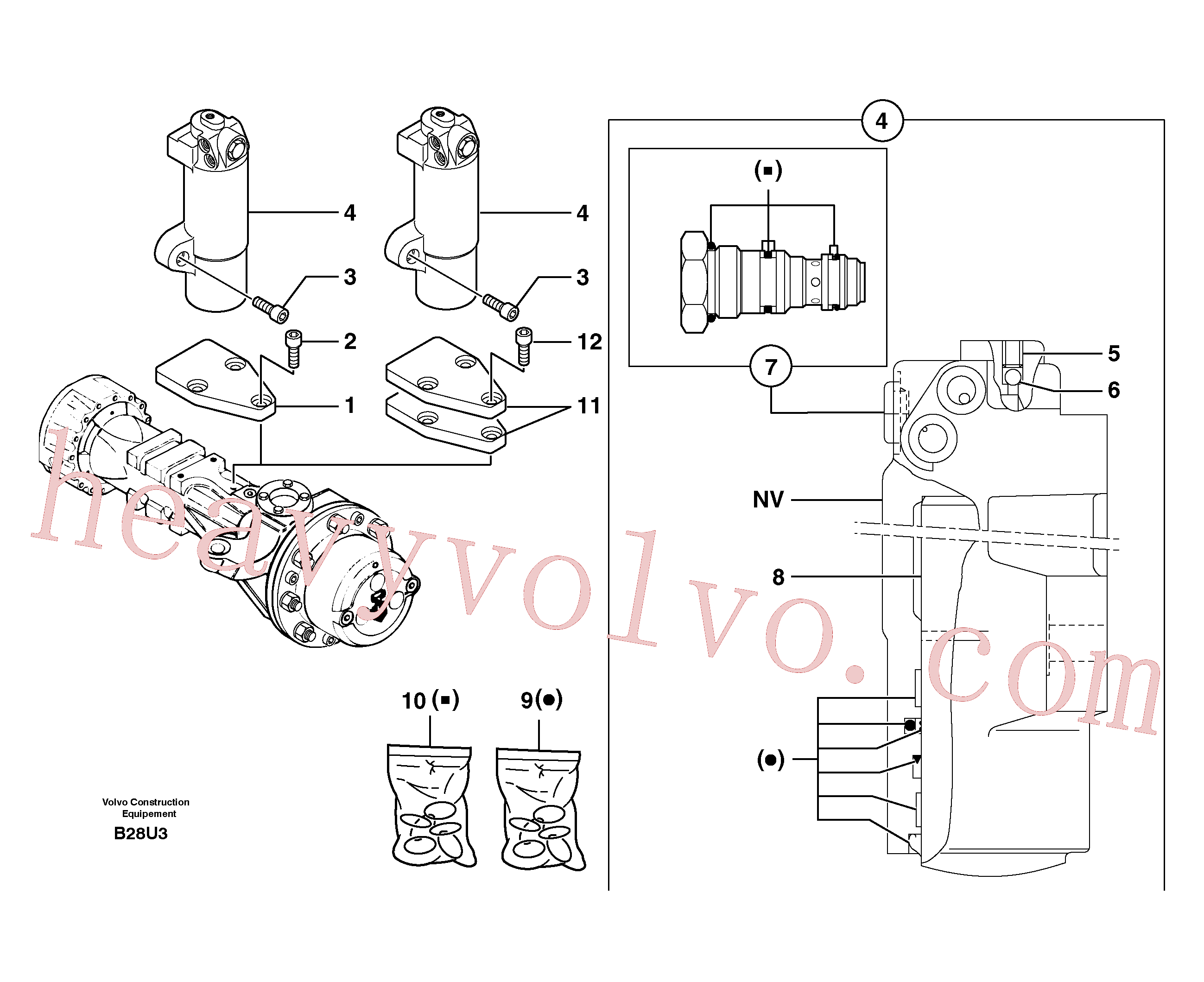 Wholesale PJ5960045 Sealing kit for Volvo Excavator