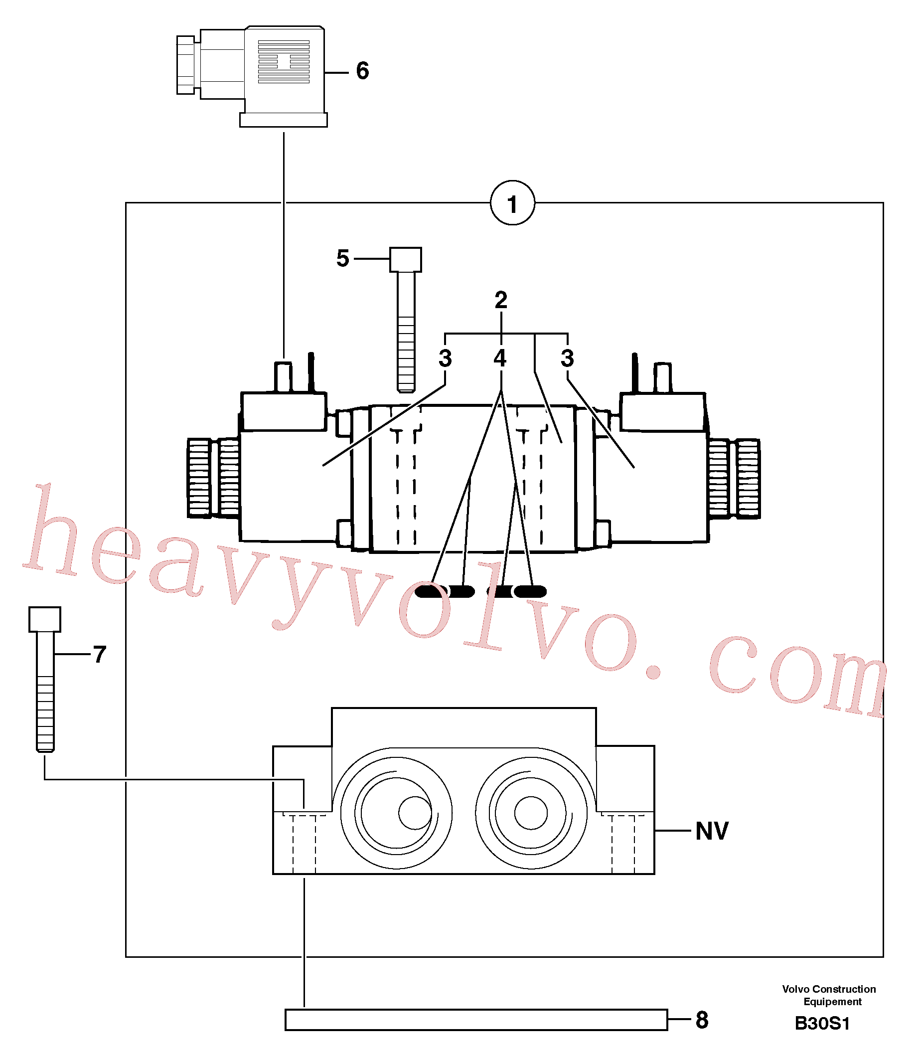 Volvo excavator part PJ5220026 Distributor for sale