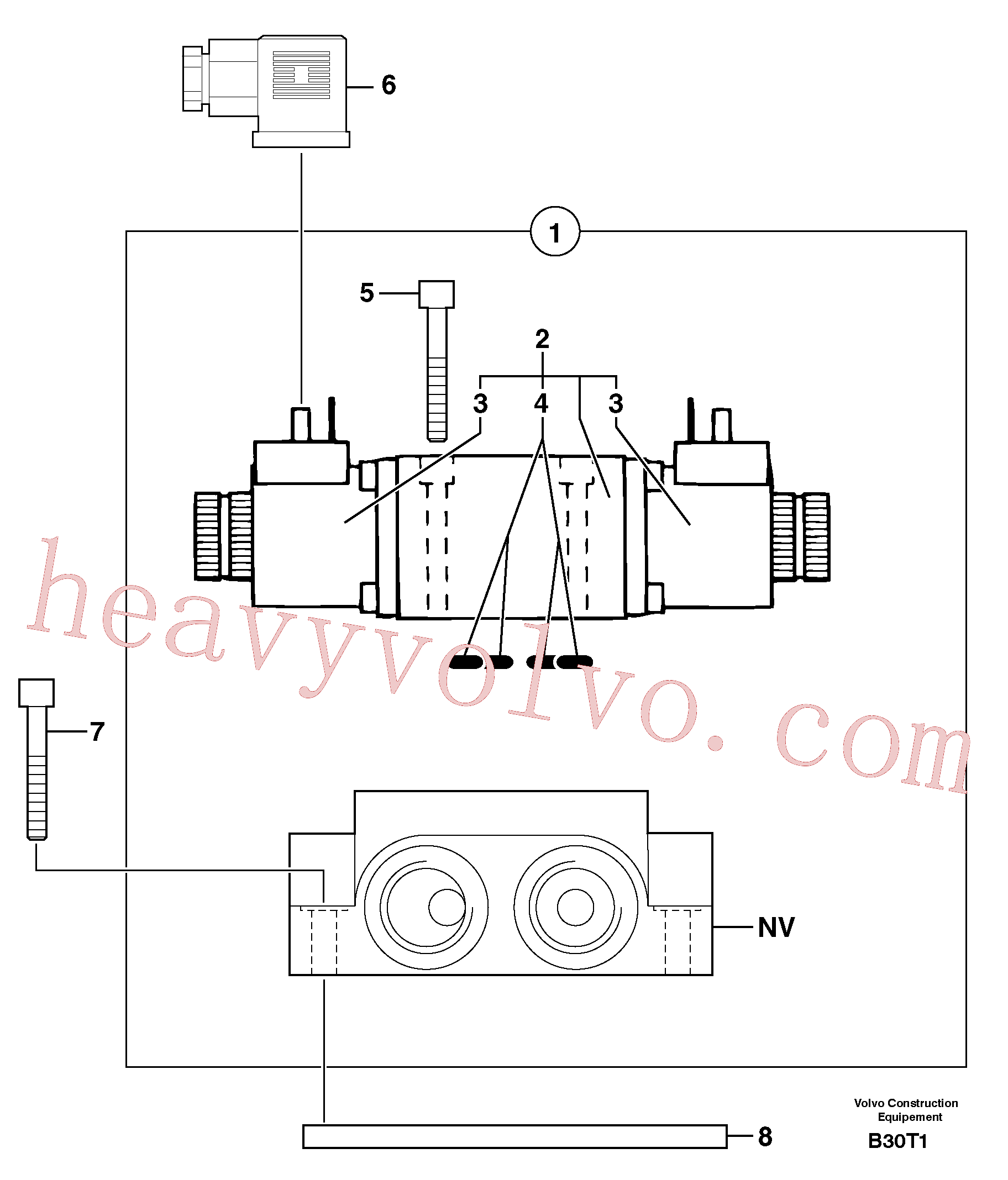 Volvo excavator part PJ5220026 Distributor for sale