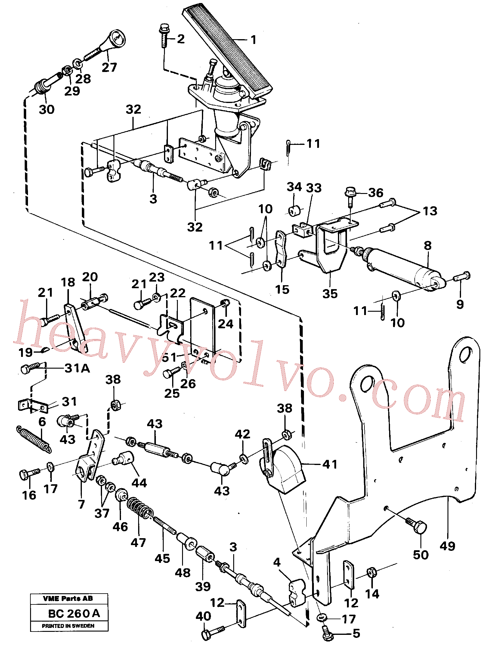 Volvo VOE13964844 Clevis pin aftermarket part for sale