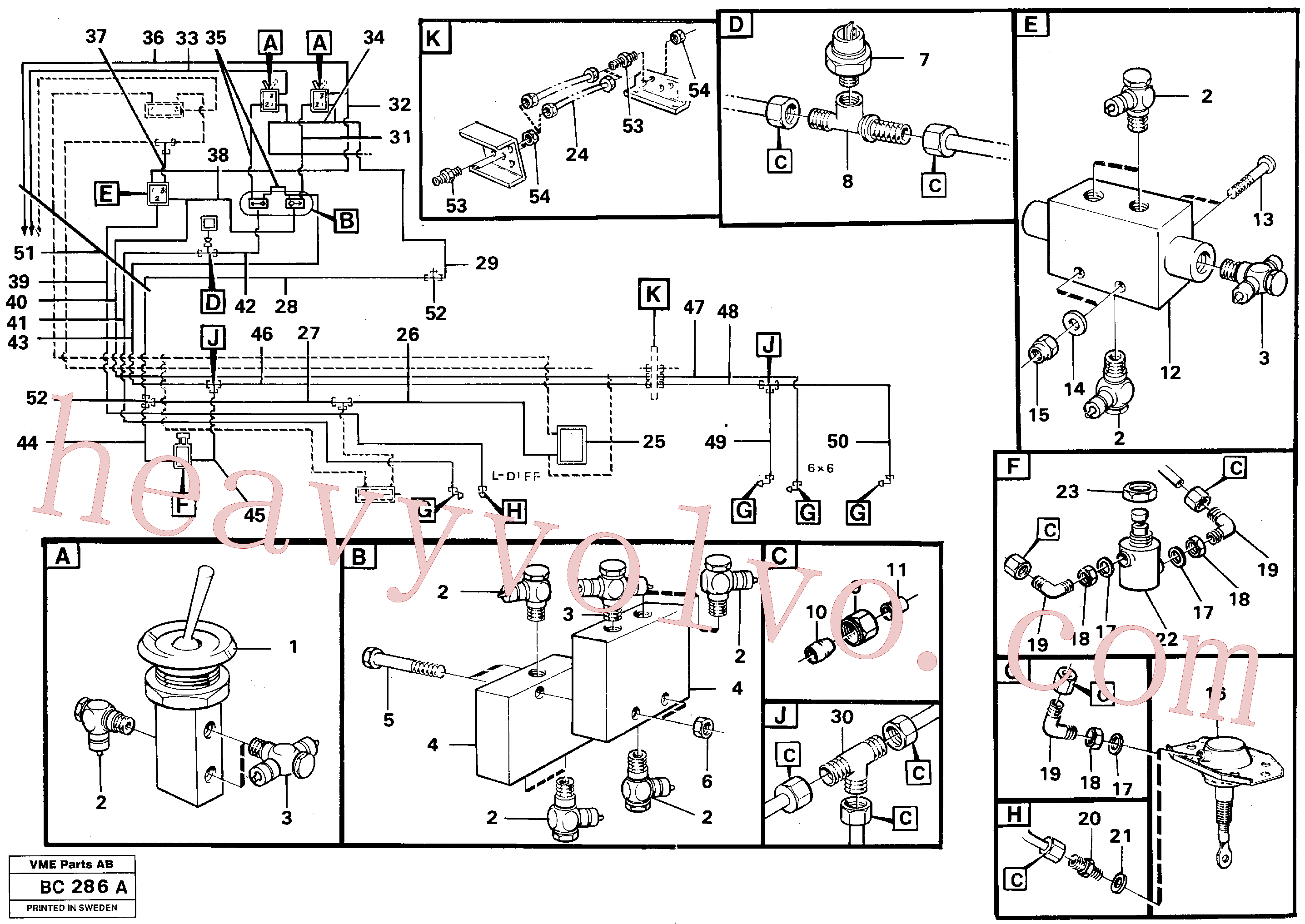 VOE13956071 Bolt for Volvo Excavator Parts