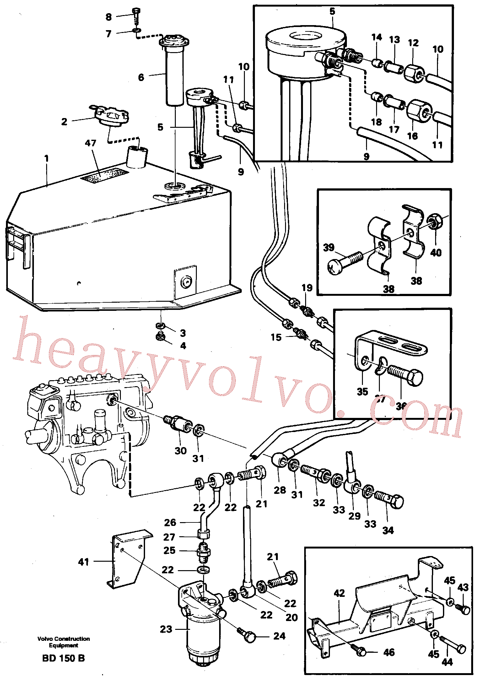 Volvo excavator part VOE965556 Bracket for sale