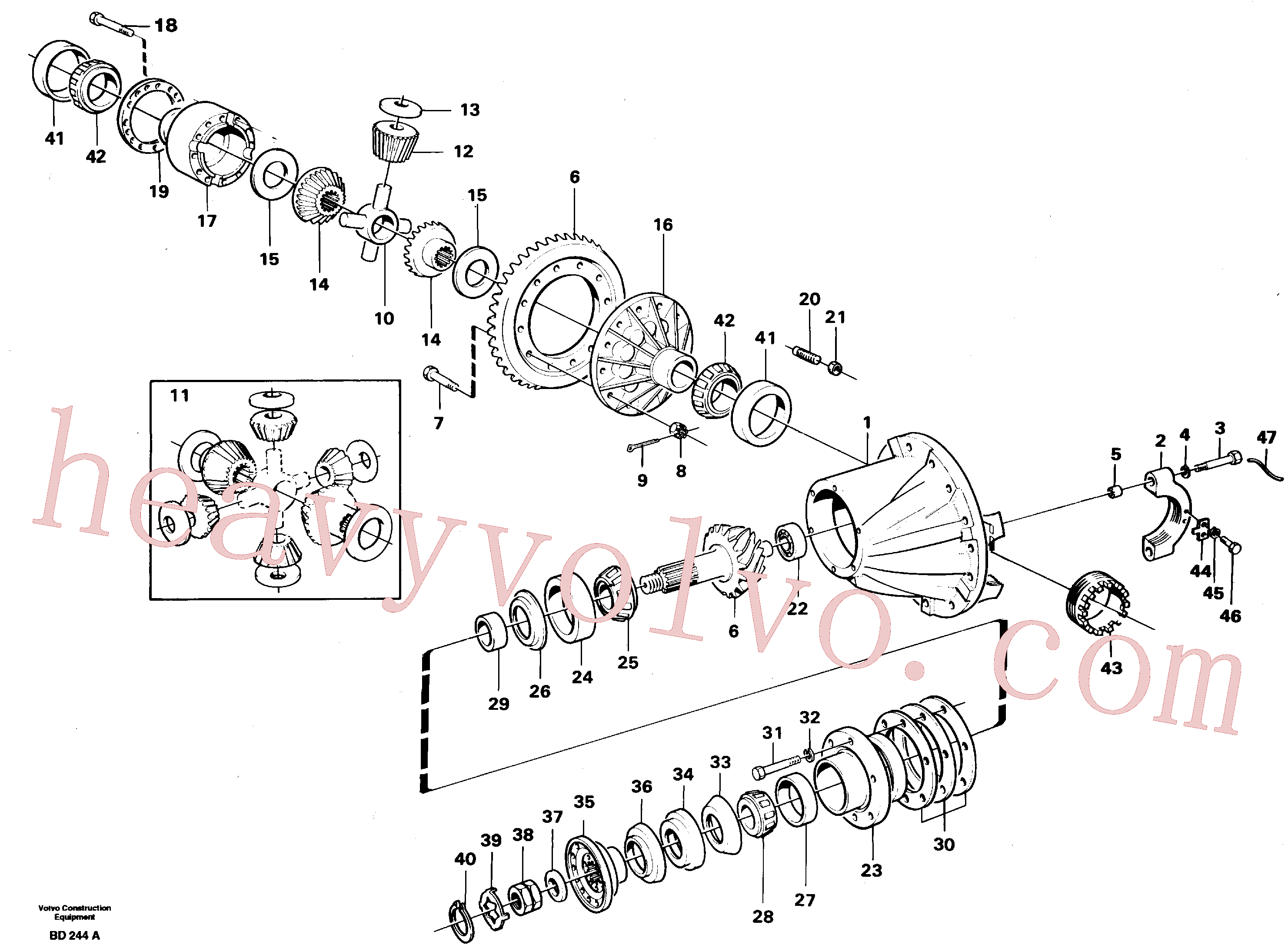 Volvo VOE1522895 Sealing ring aftermarket part for sale
