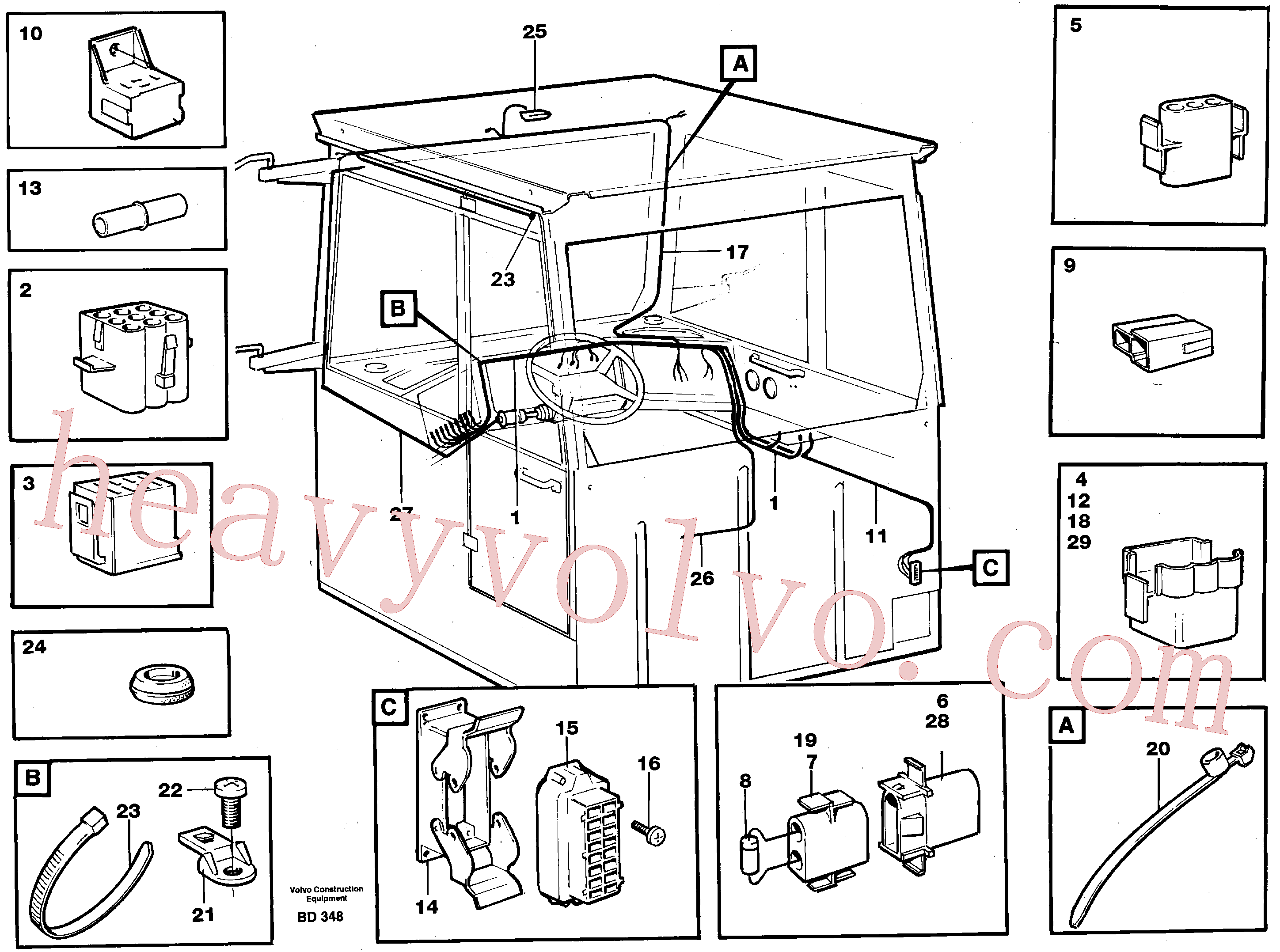 China Made VOE4803274 Diode parts for Volvo Excavator