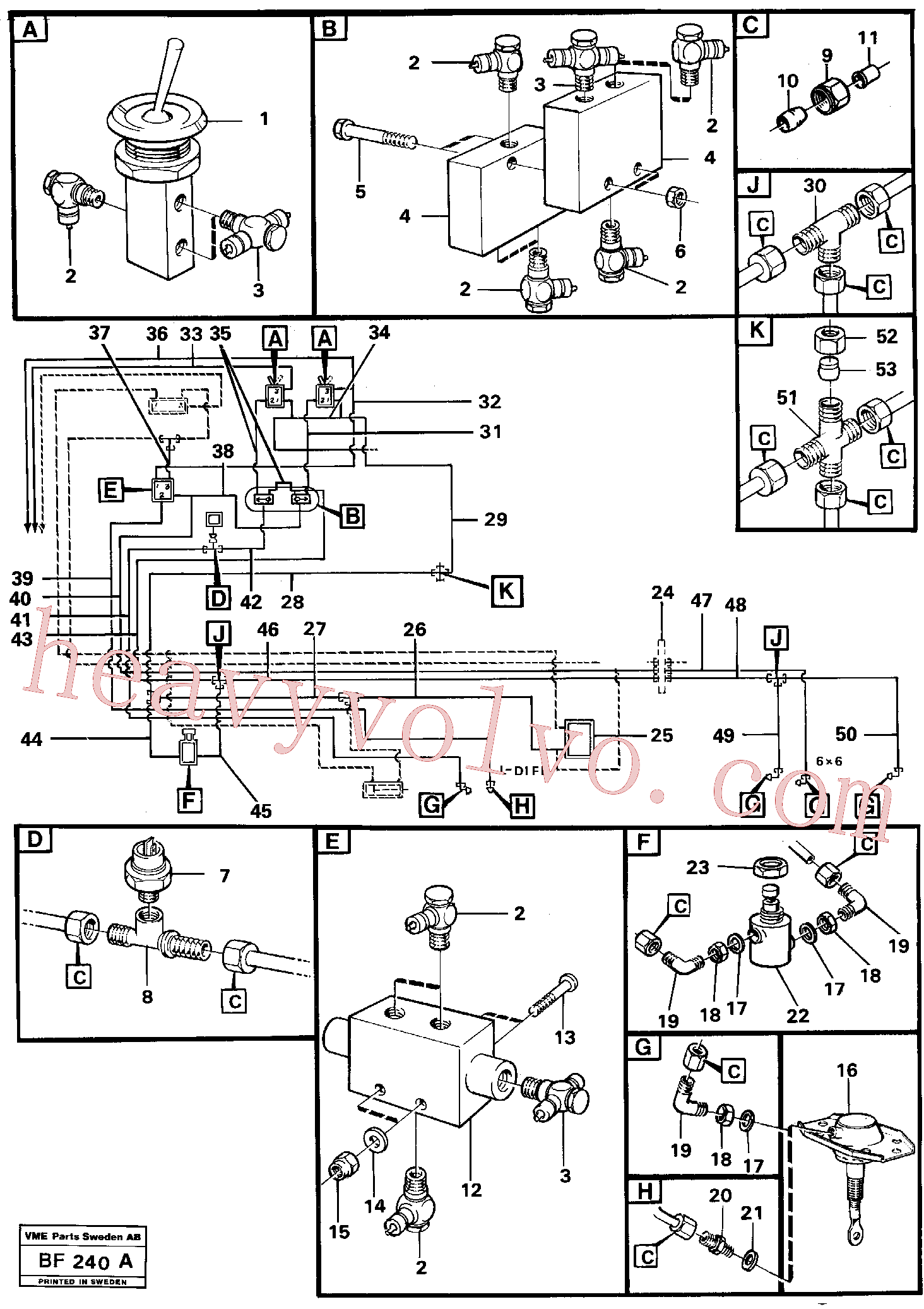 VOE13956071 Bolt for Volvo Excavator Parts