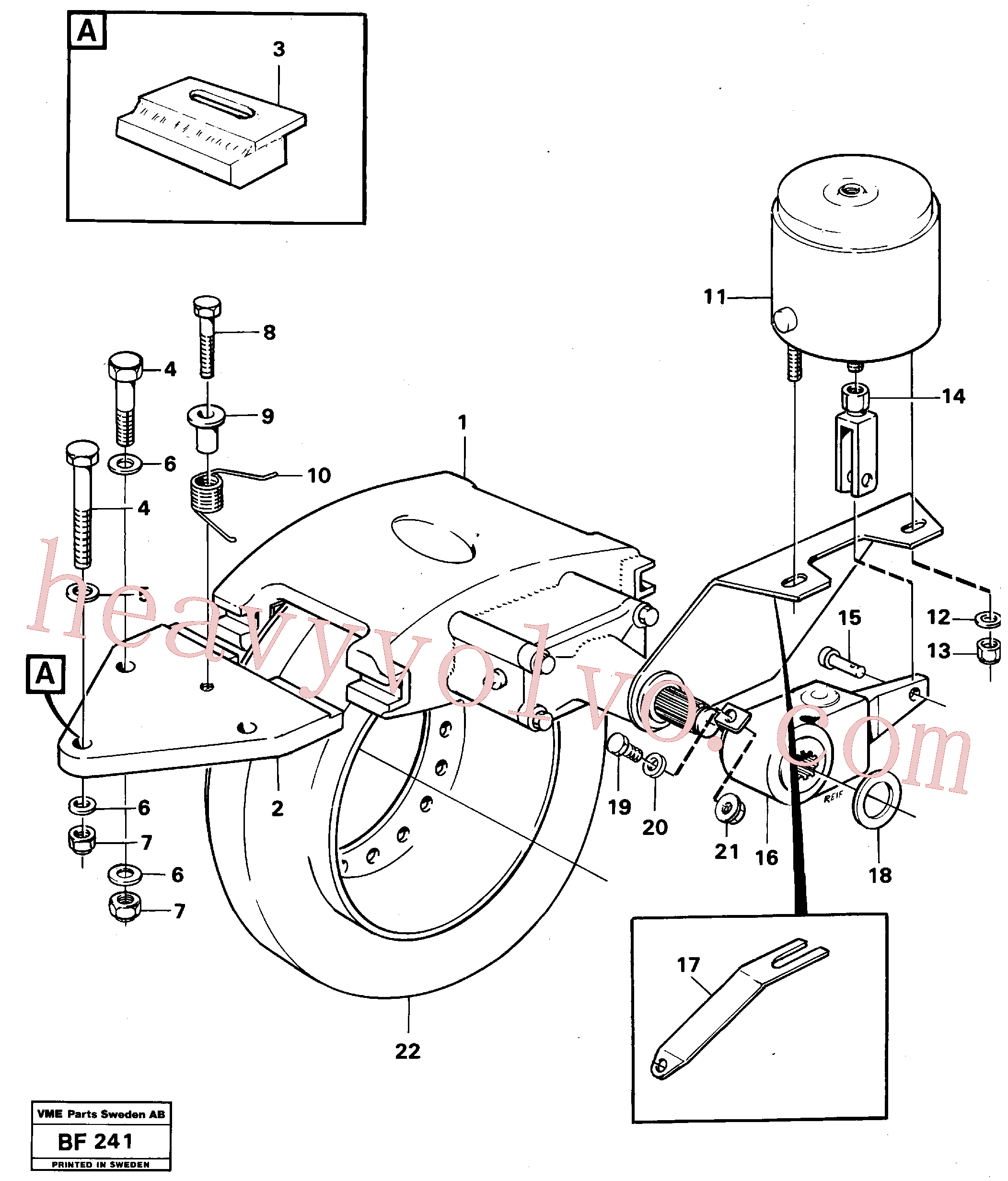 Wholesale VOE963110 Lock nut for Volvo Excavator