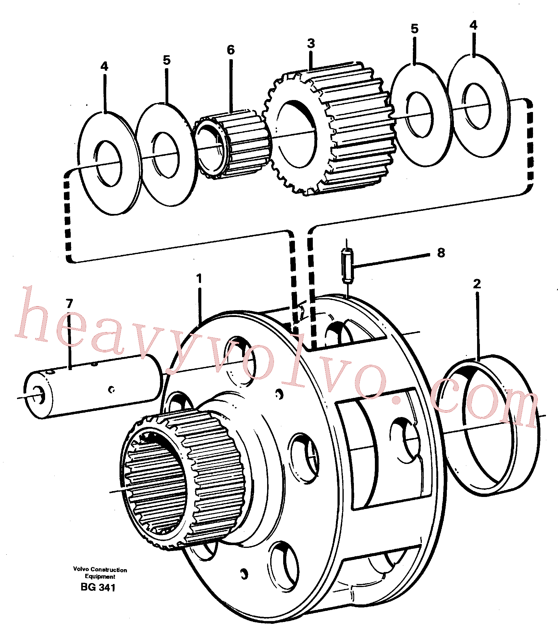 Volvo Assembly VOE1650374 Bushing for sale