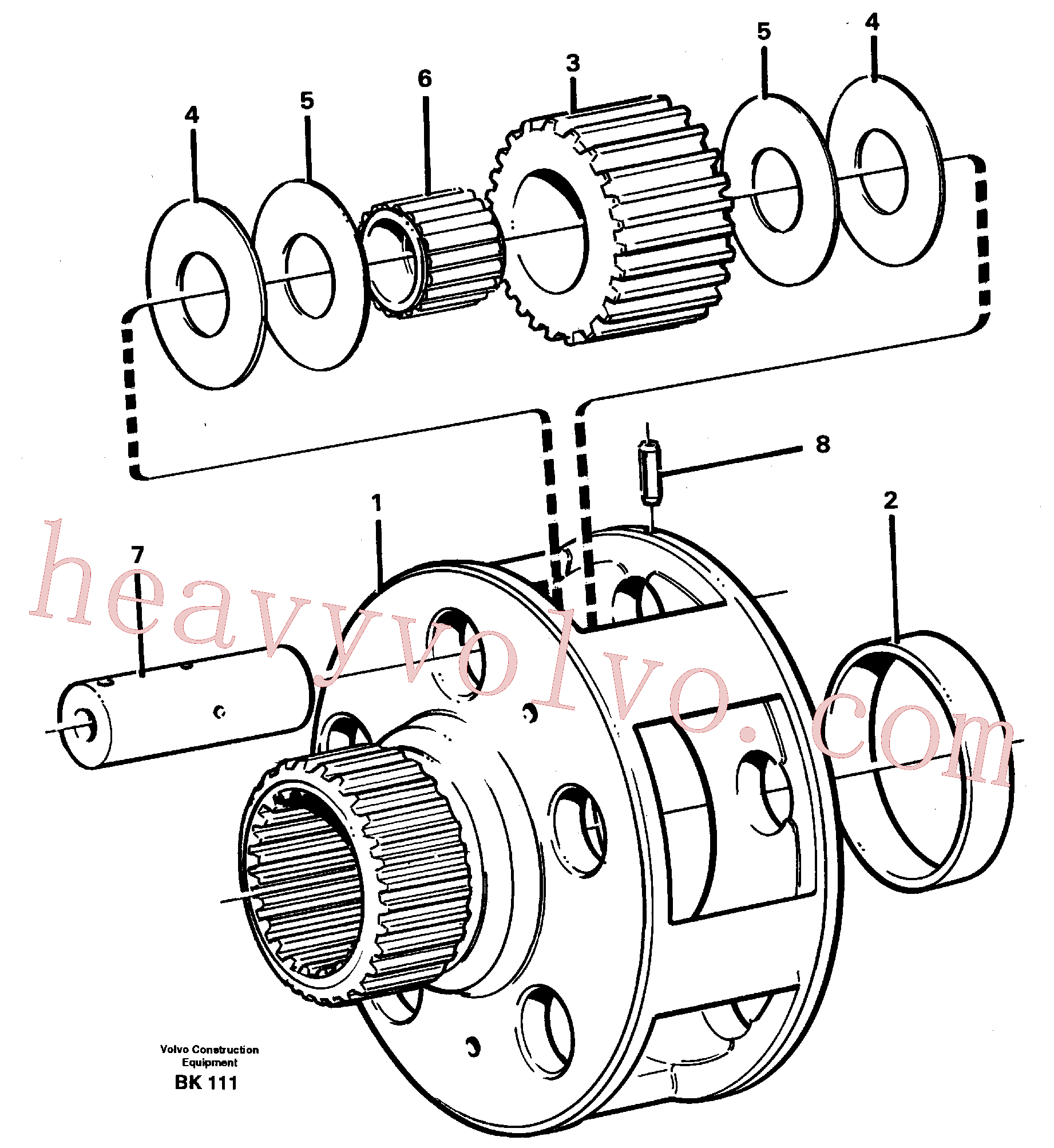 Volvo Assembly VOE1650374 Bushing for sale