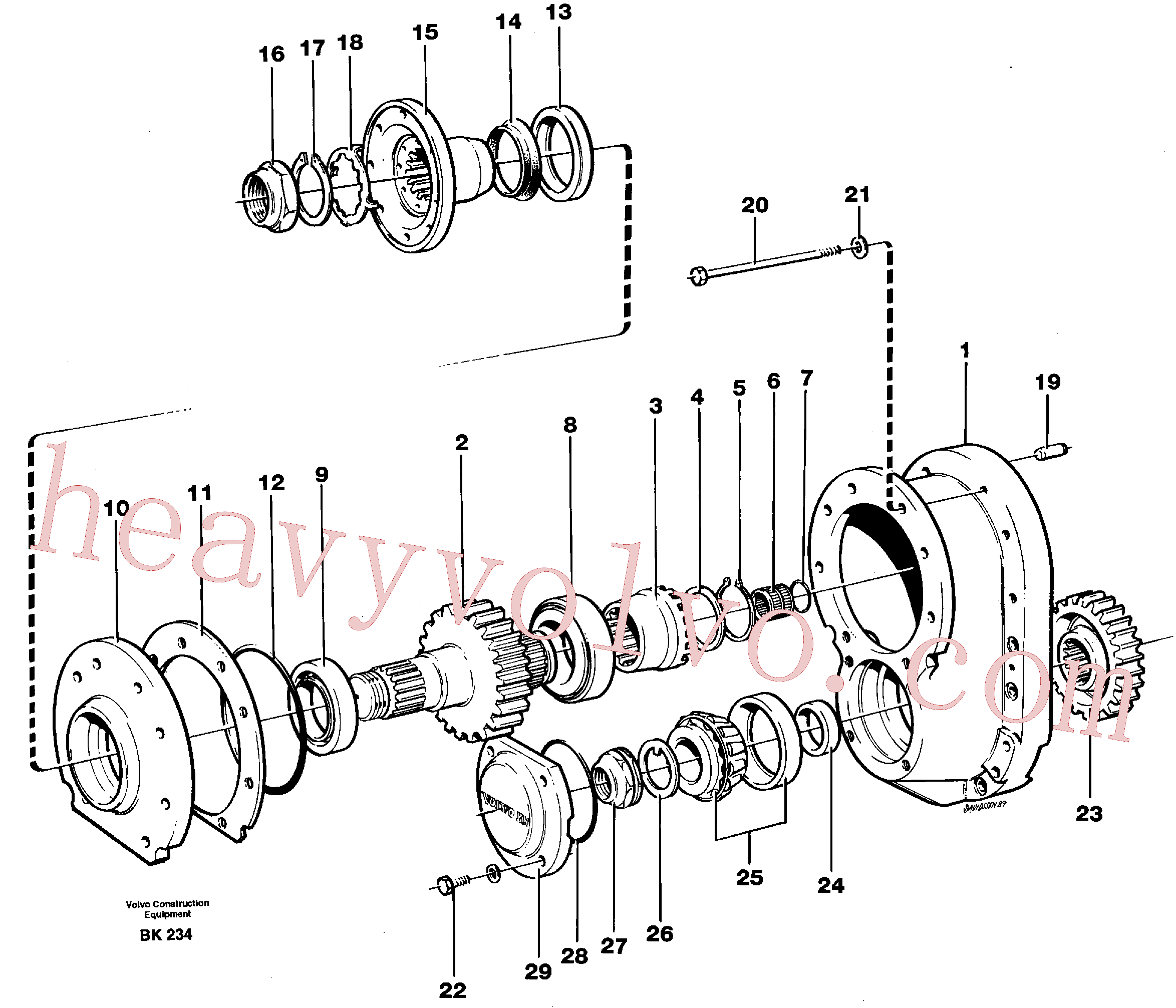 Volvo excavator part SA9016-11207 Hex. socket screw for sale
