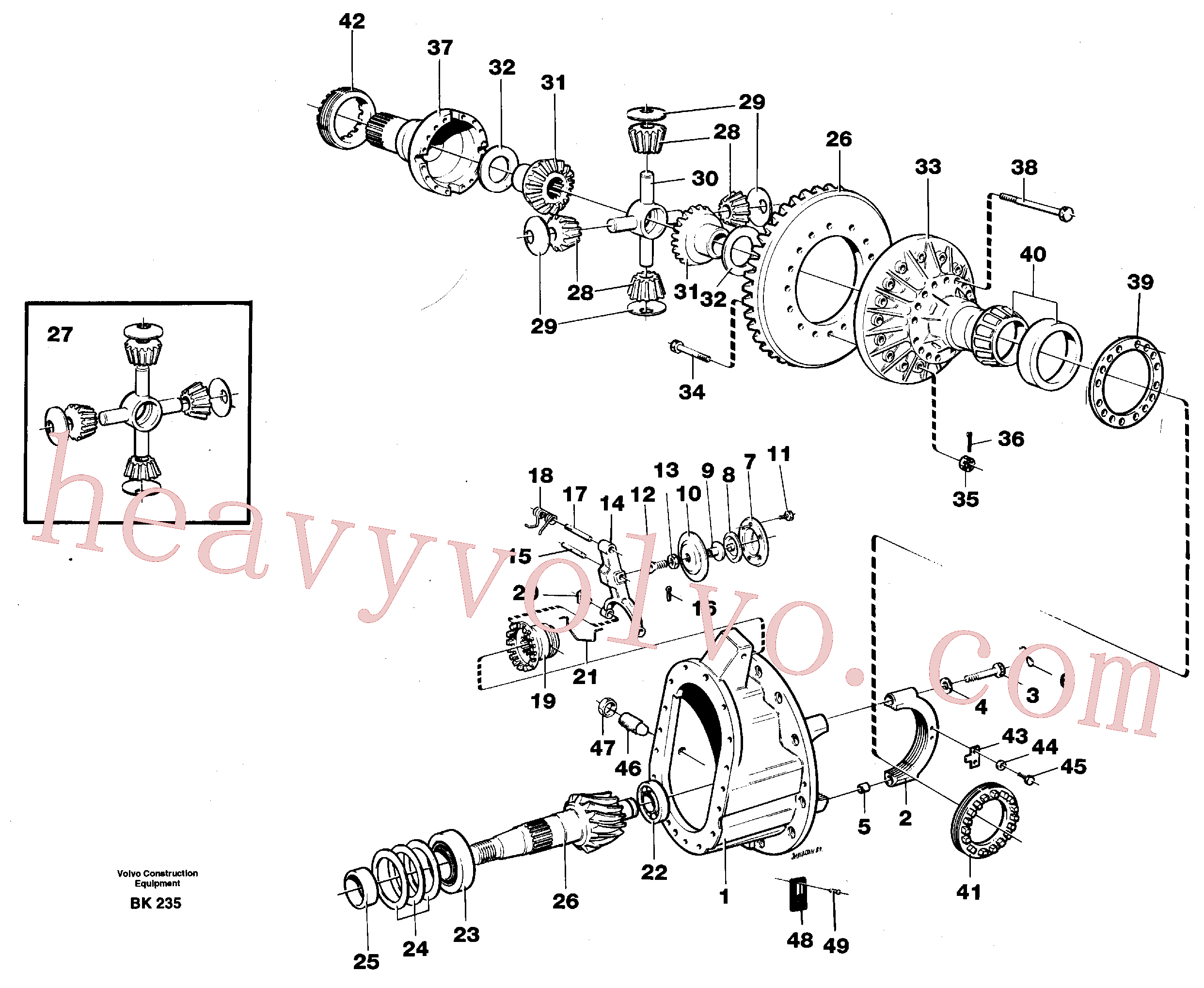 VOE1523184 Screw for Volvo Excavator Parts