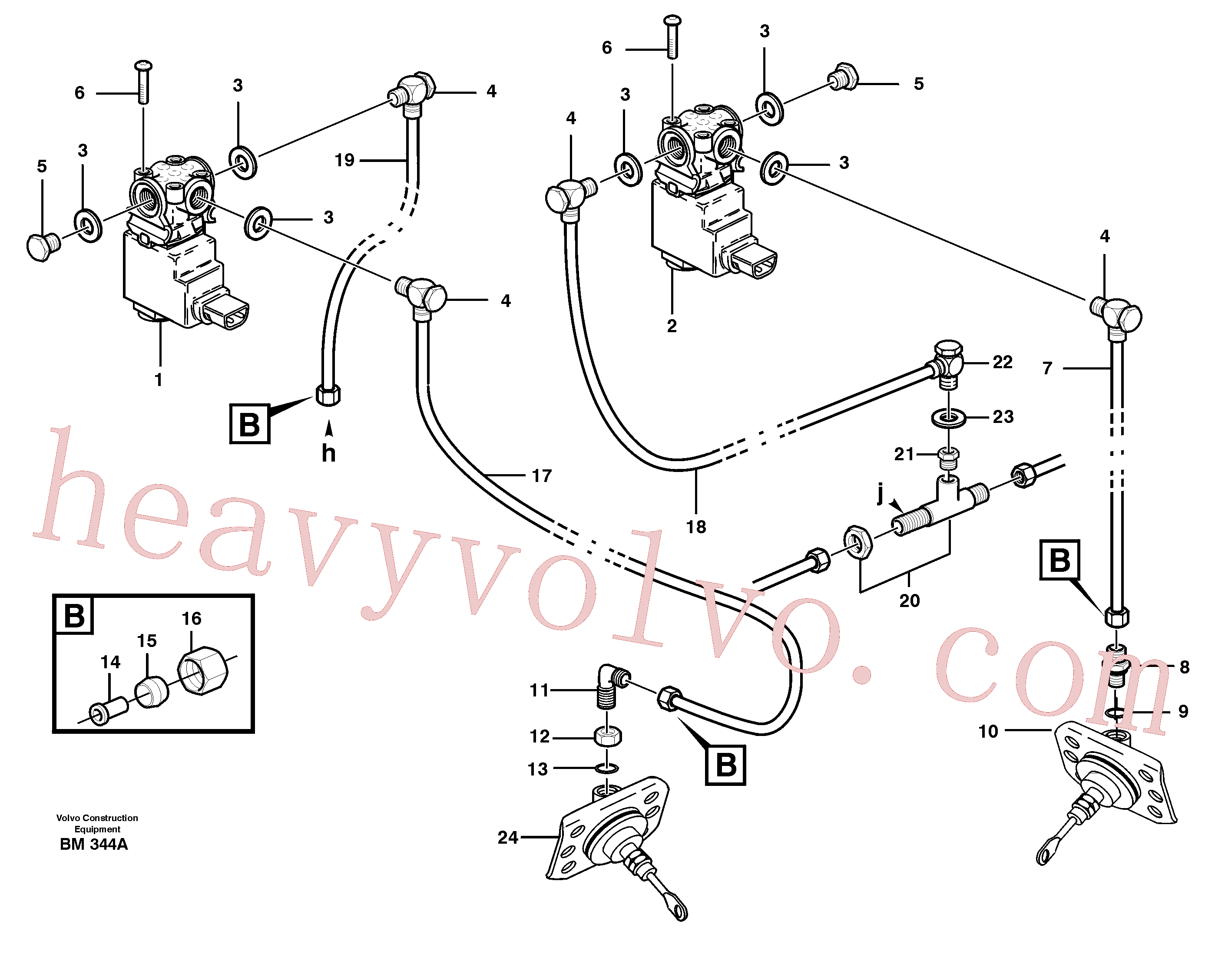 China Made VOE13947282 Gasket parts for Volvo Excavator