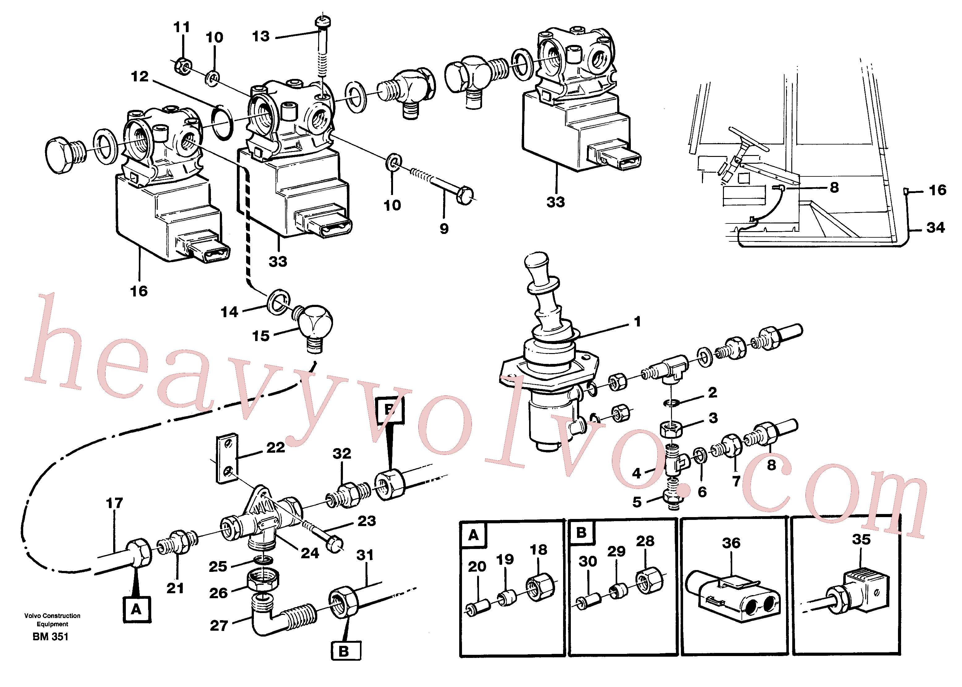Volvo excavator part VOE13966412 Nipple for sale